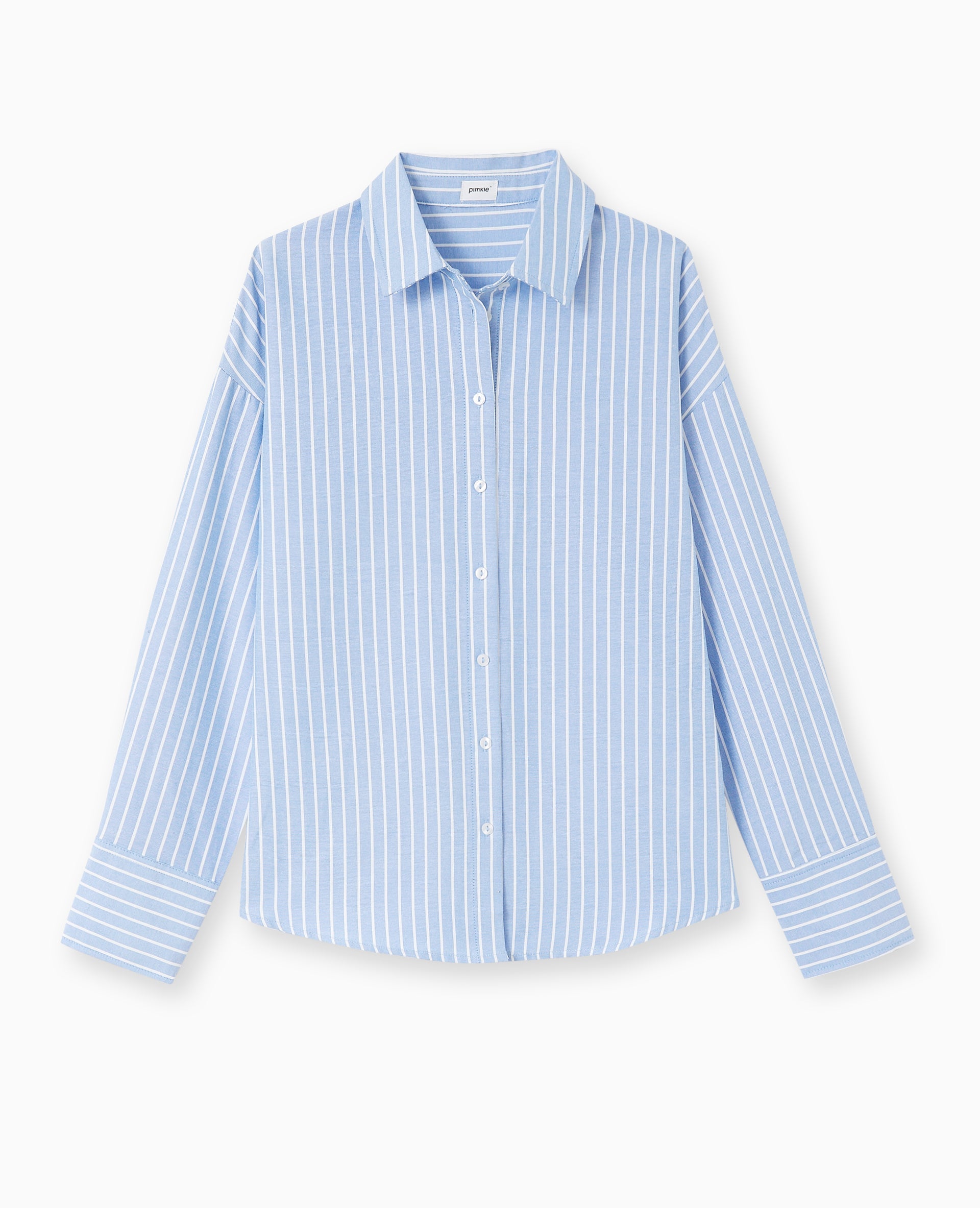 Chemise rayée ample et droite