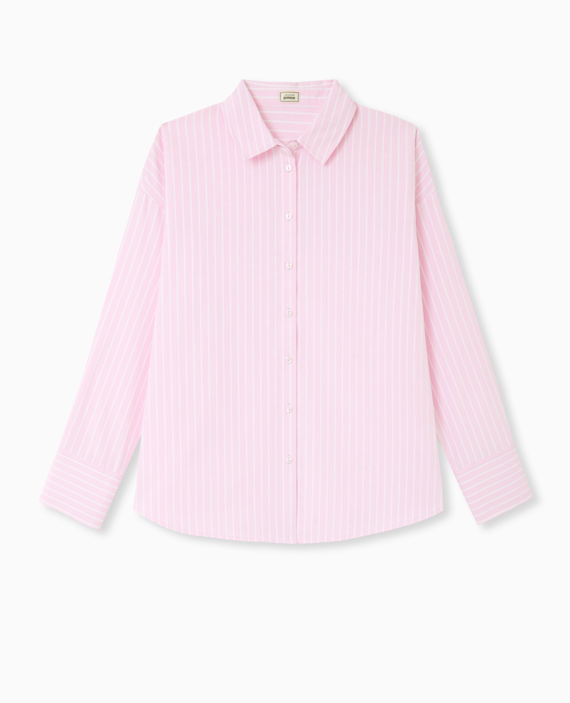 Chemise ample, droite et rayée