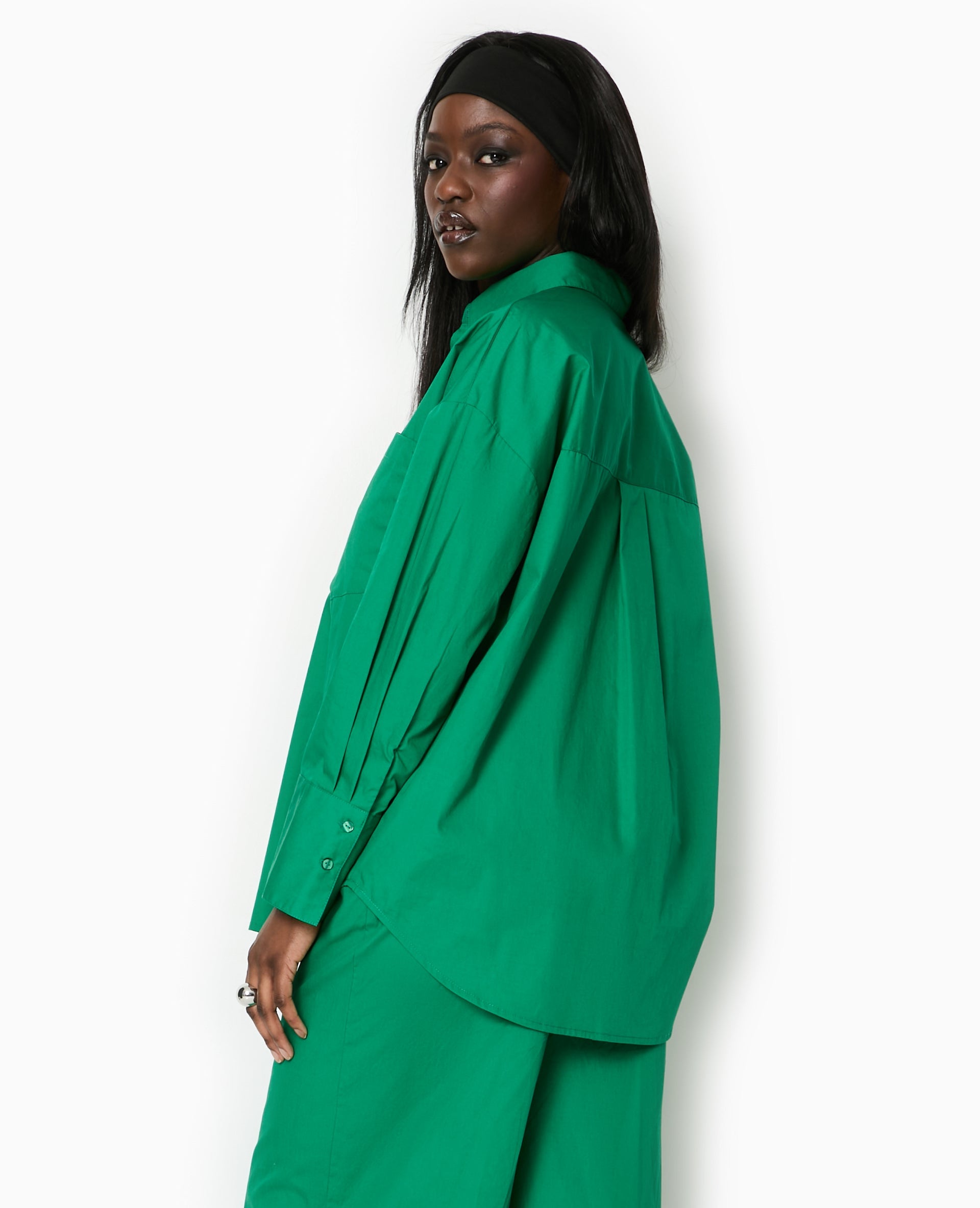Chemise oversize avec poches