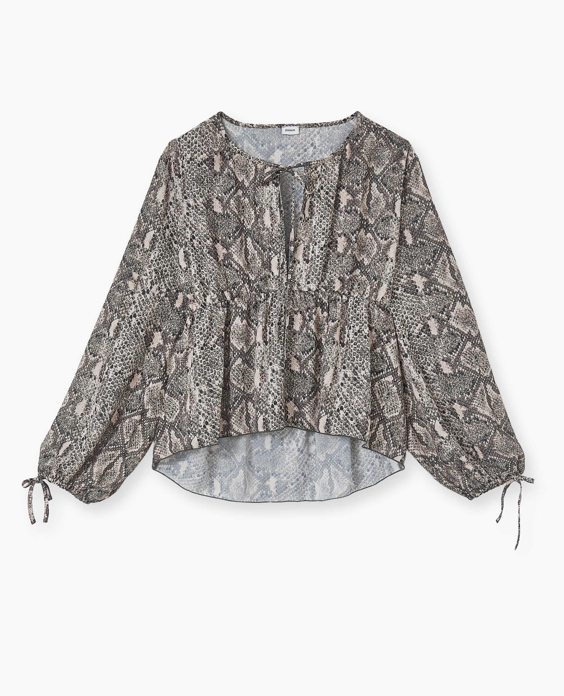 Blouse oversize motif python