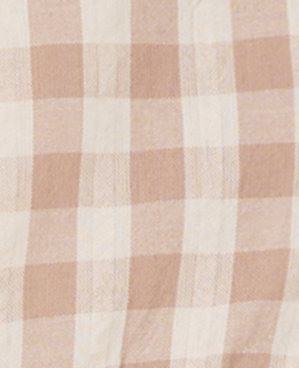 Blouse avec smocks et nouettes motif vichy