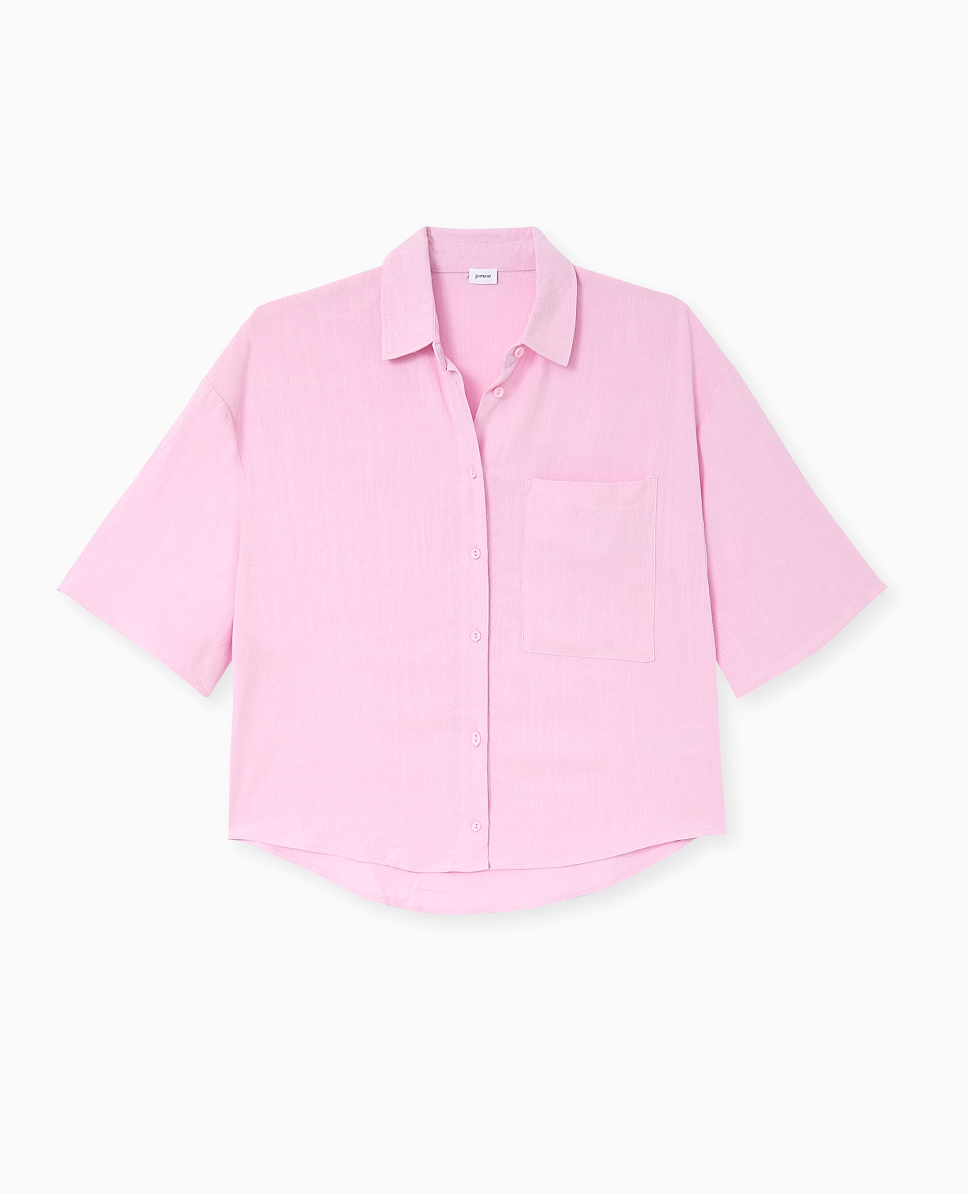 Chemise oversize avec lin