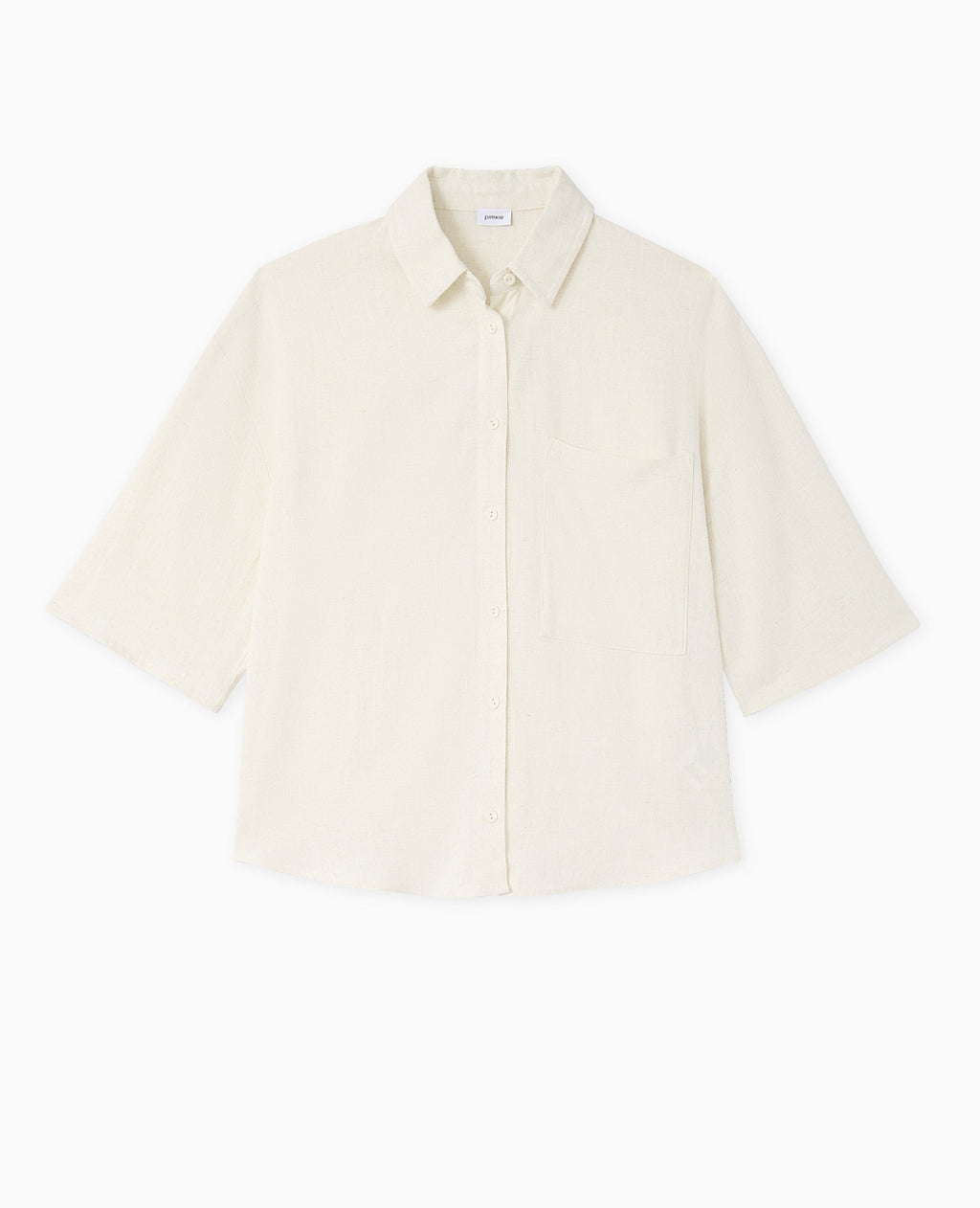 Chemise oversize avec lin