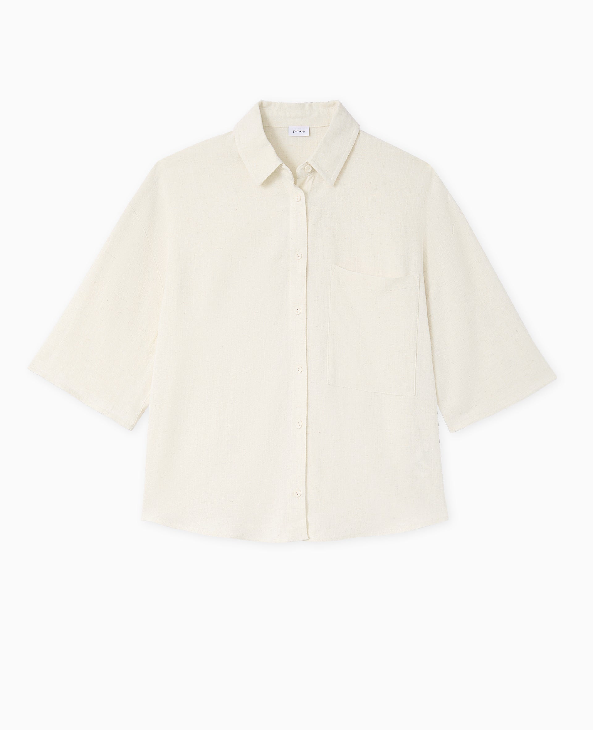 Chemise oversize avec lin