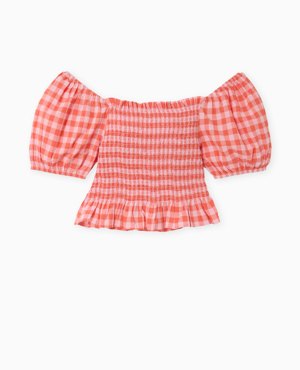 Top smocké motif vichy