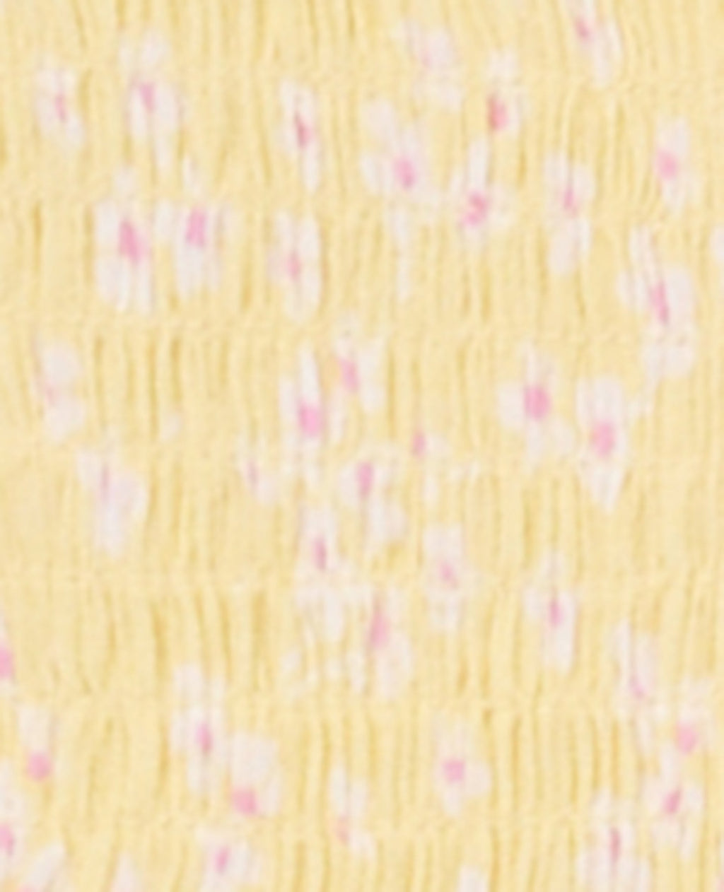 Top court forme empire avec petites fleurs