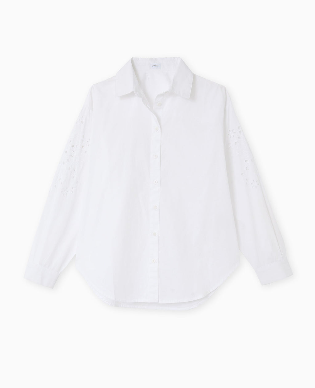 Chemise avec manches broderie anglaise