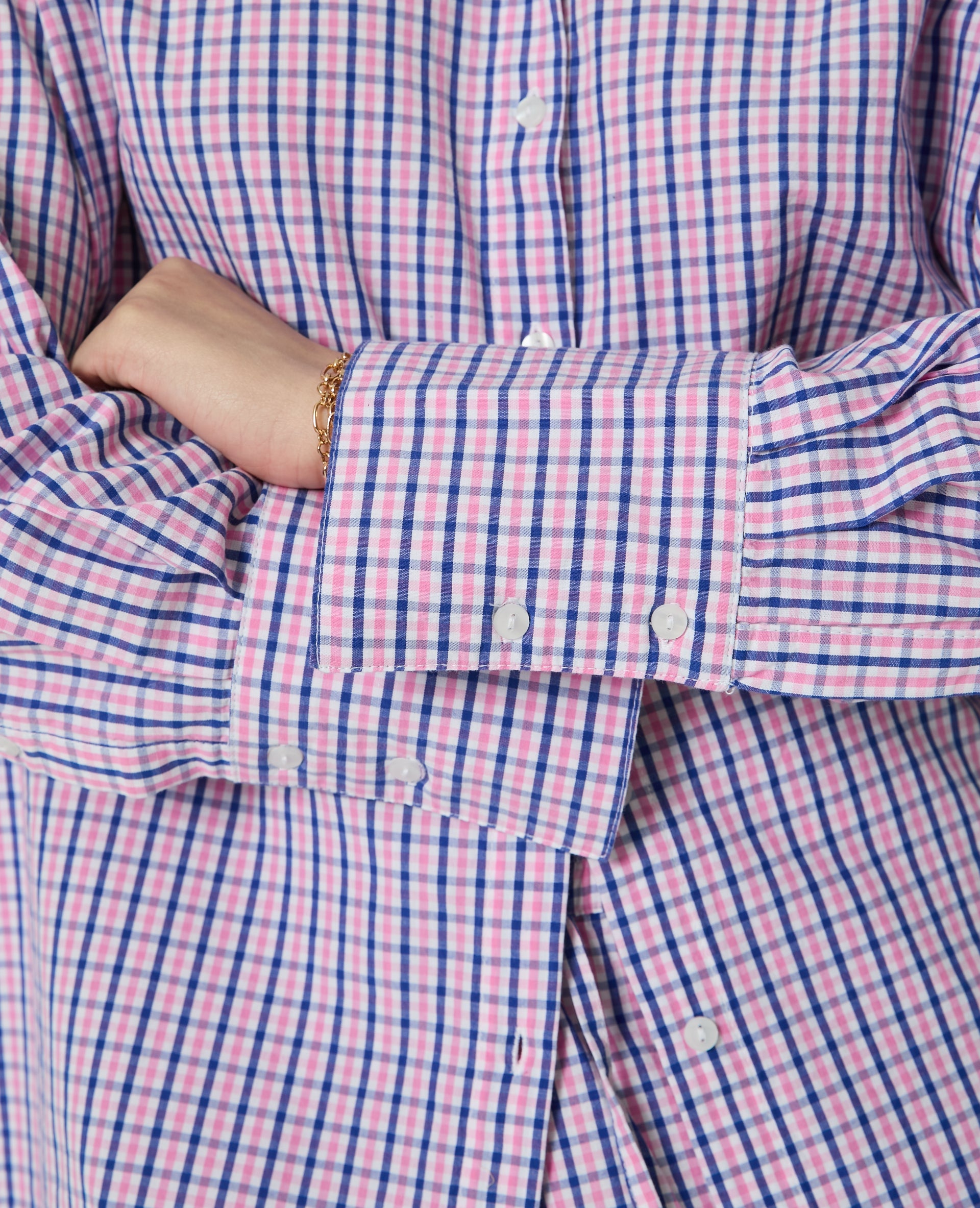 Chemise oversize à carreaux