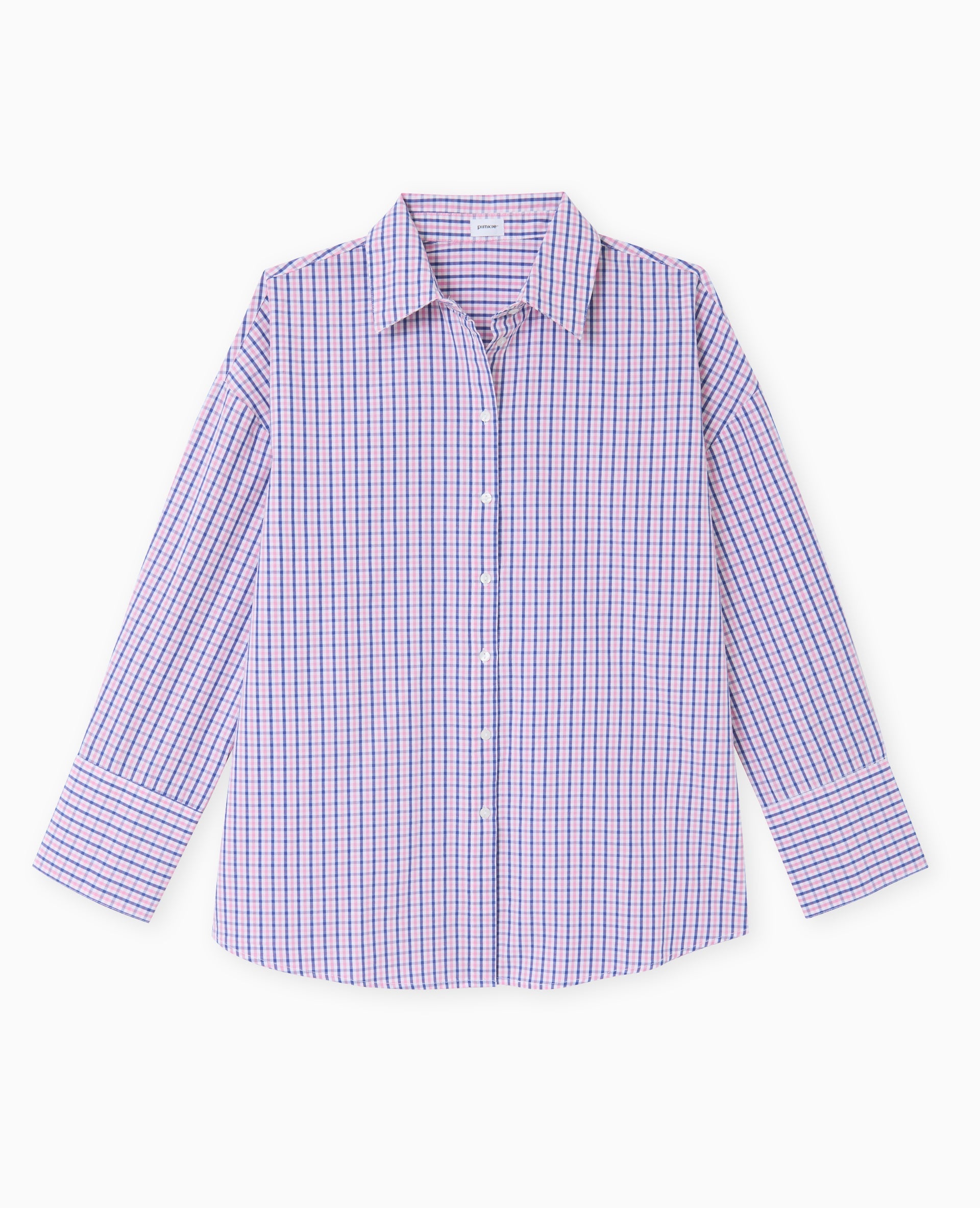 Chemise oversize à carreaux