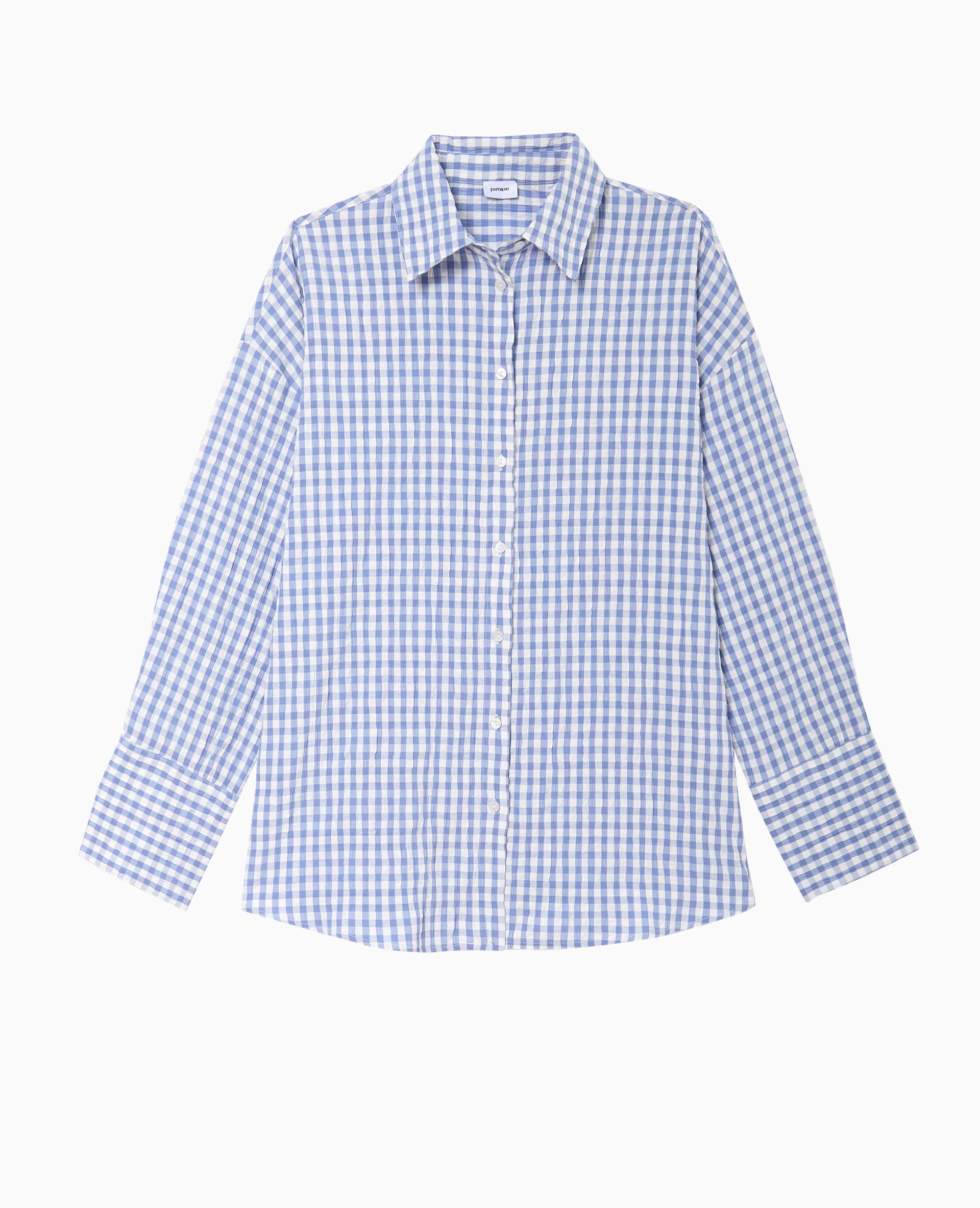 Chemise oversize motif vichy