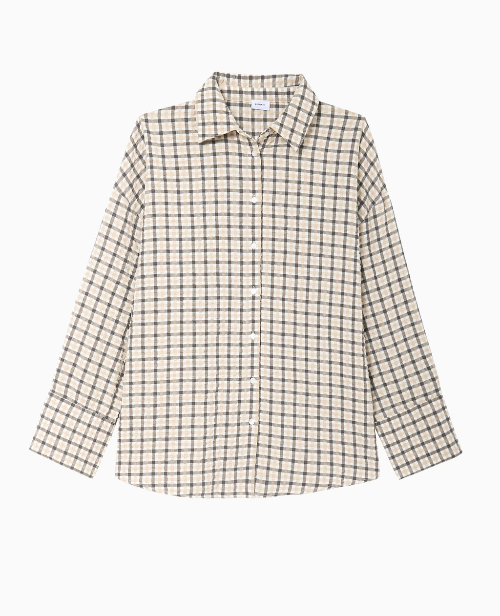 Chemise oversize à carreaux