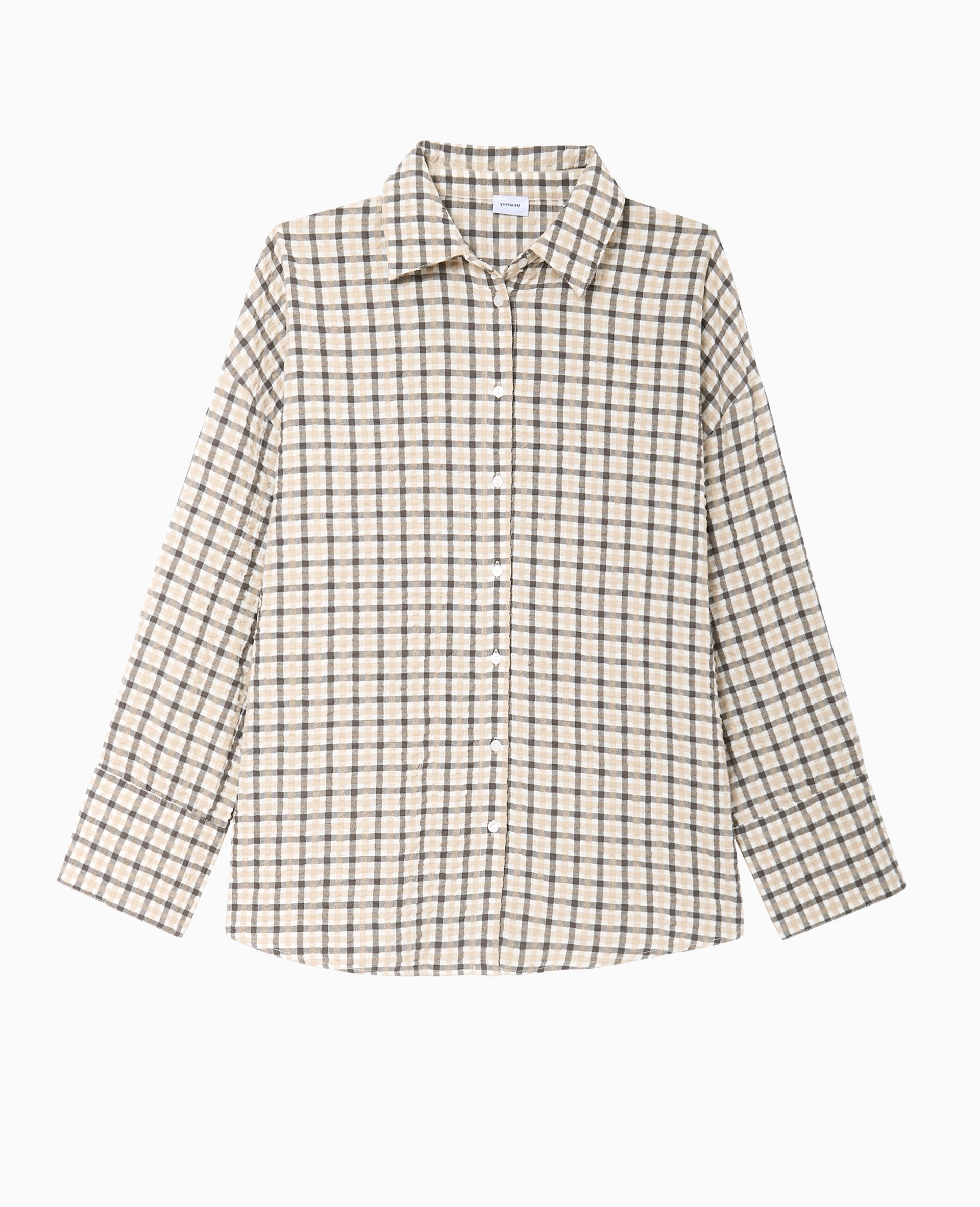 Chemise oversize à carreaux