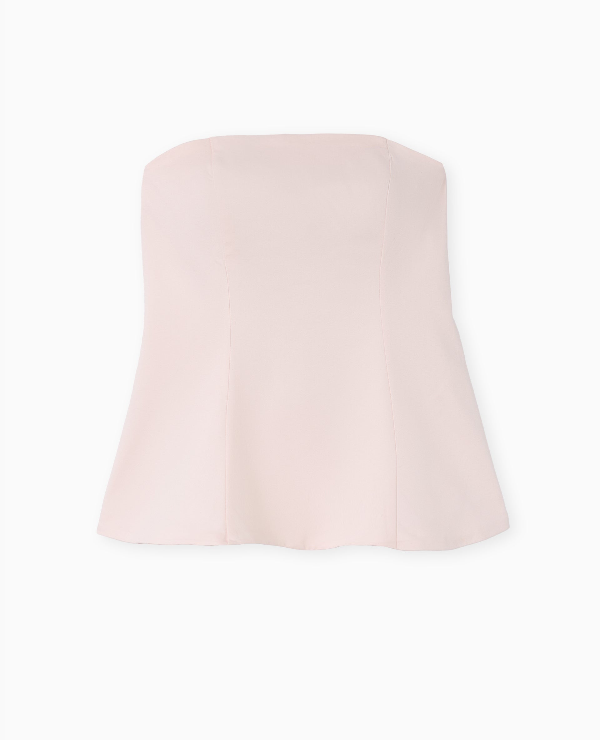 Top bustier peplum