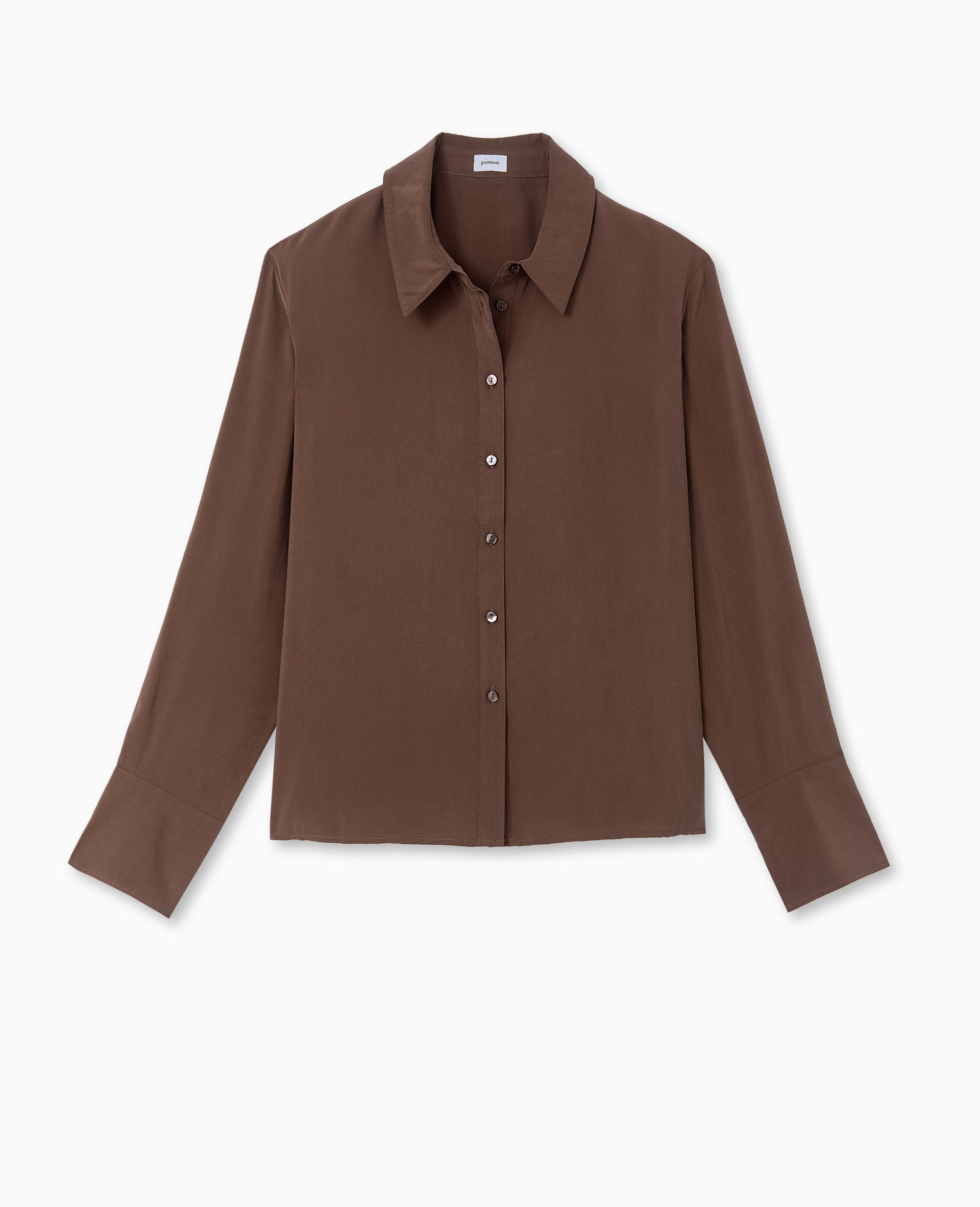 Chemise en tissu effet peau de pêche
