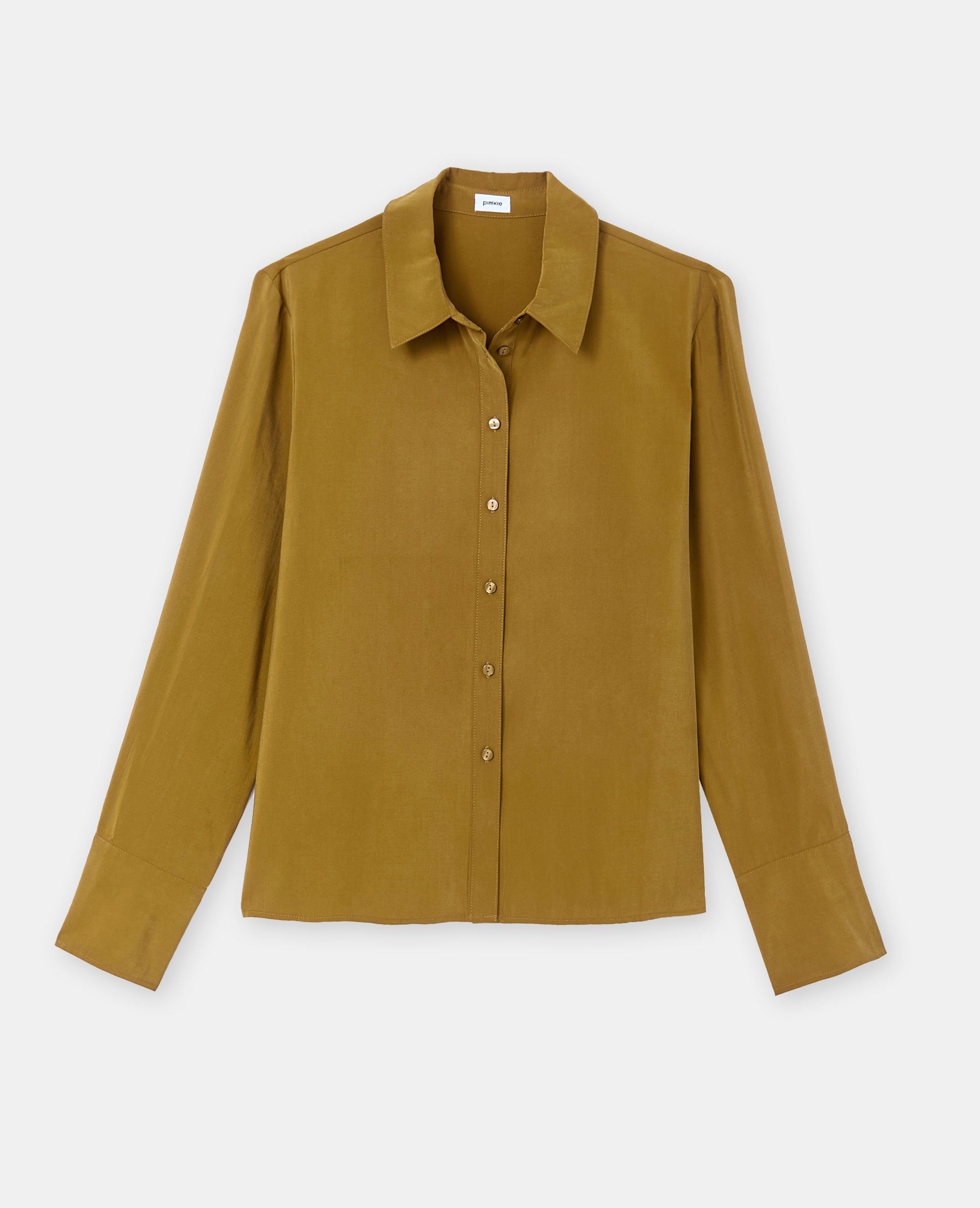 Chemise en tissu effet peau de pêche