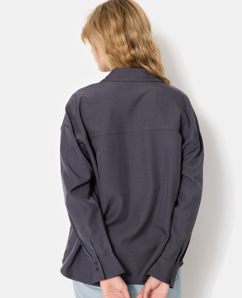 Chemise oversize city avec poches