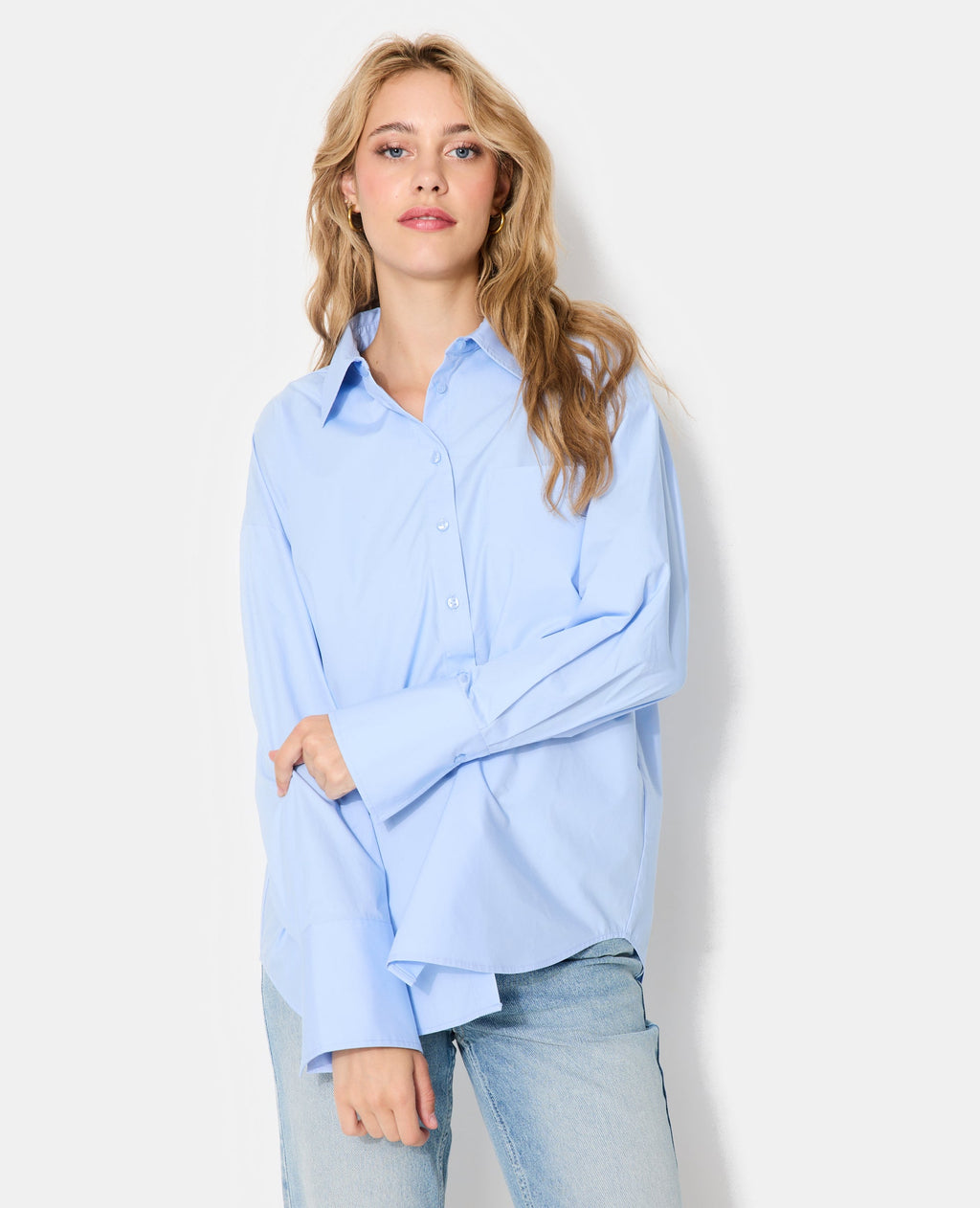 Chemise oversize avec poche