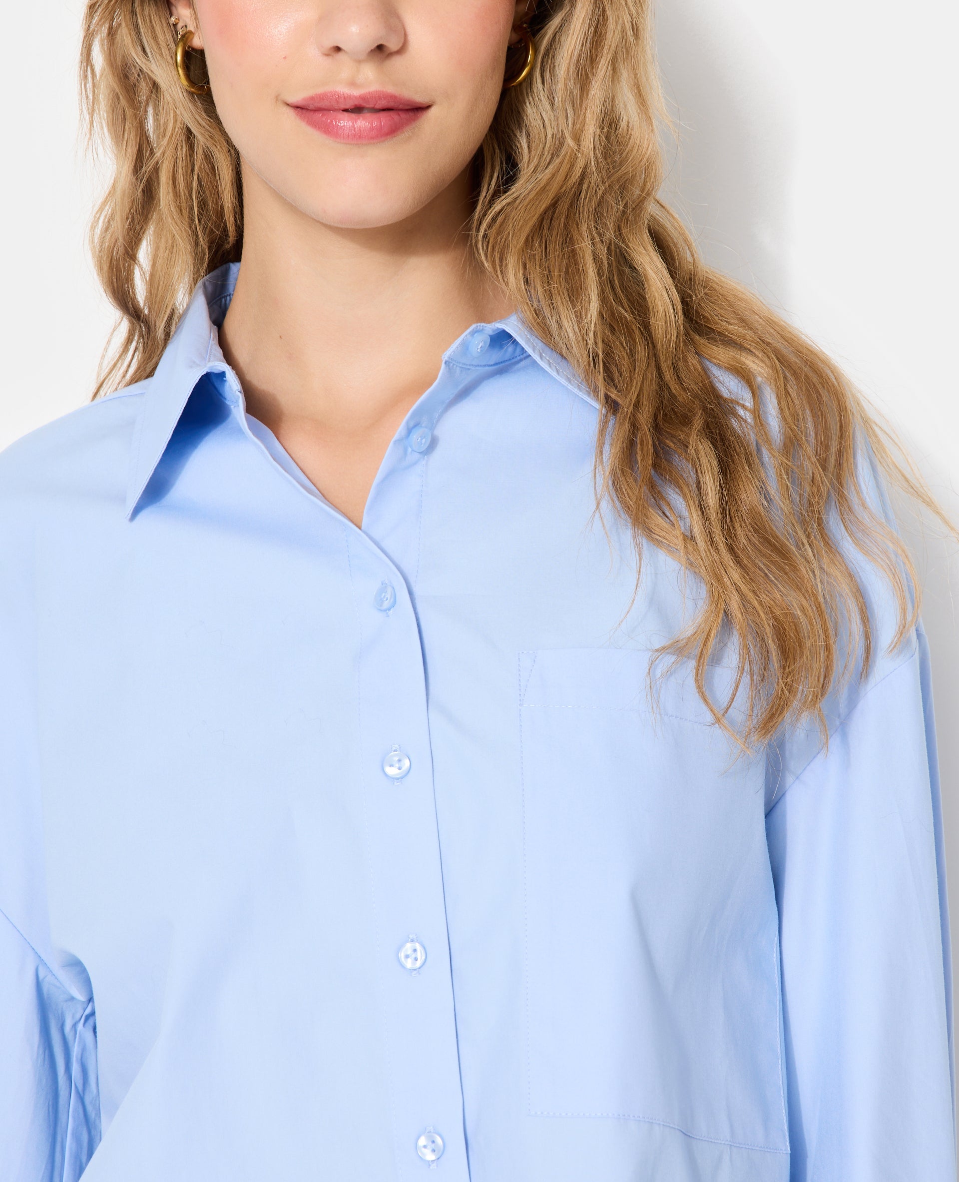 Chemise oversize avec poche
