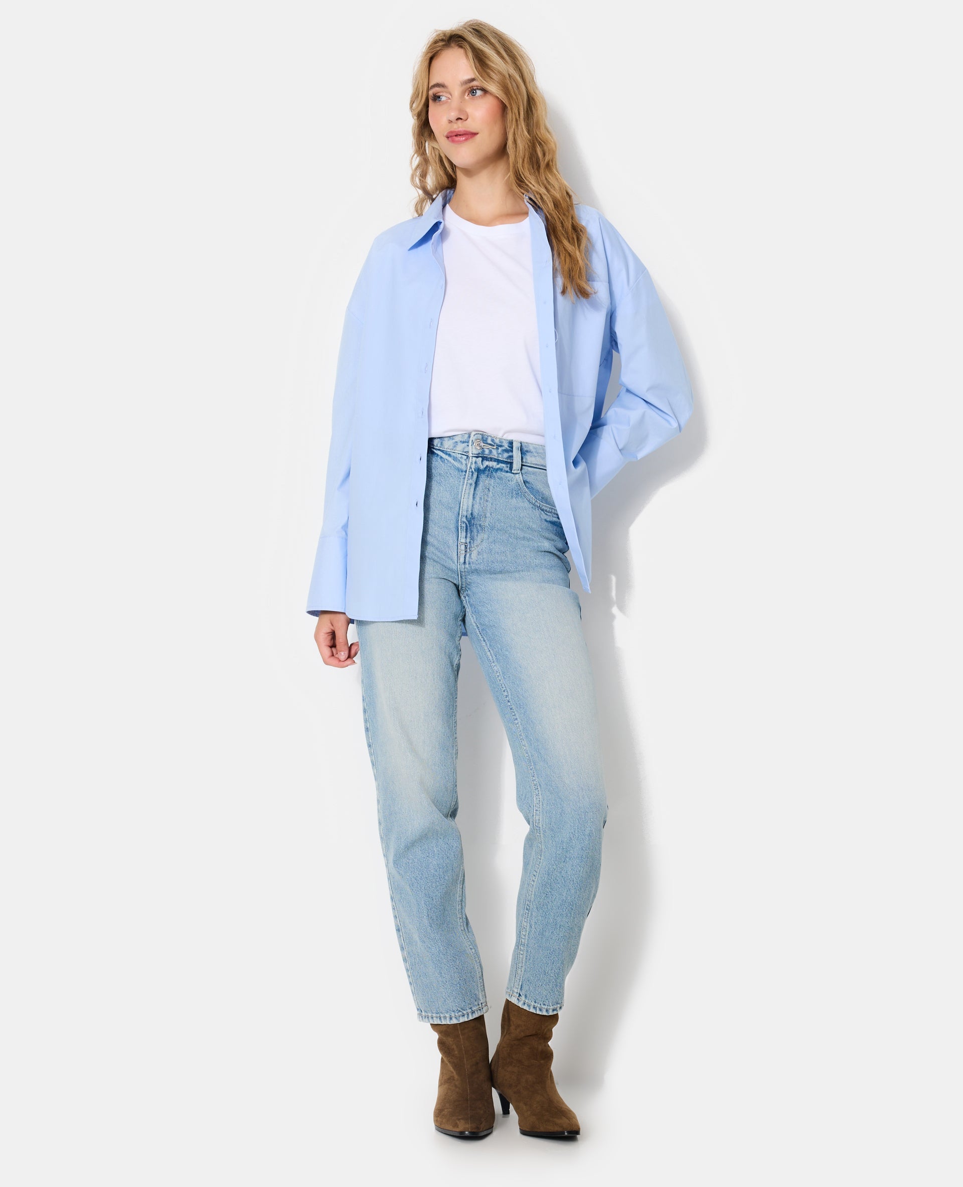 Chemise oversize avec poche