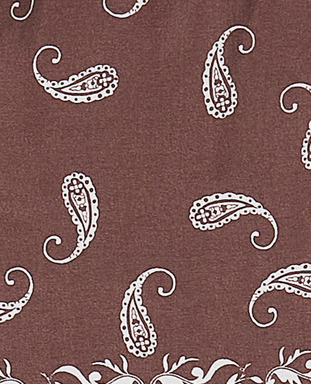 Top foulard dos-nu motif cachemire