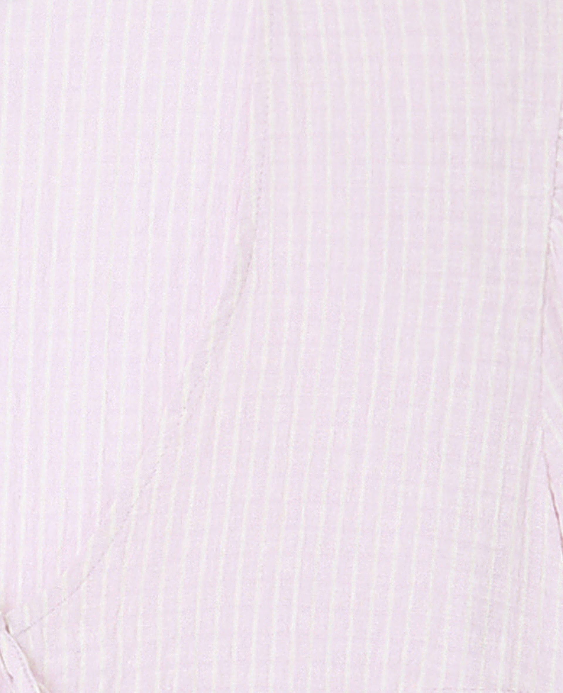 Blouse rayée avec nouettes et manches ballons