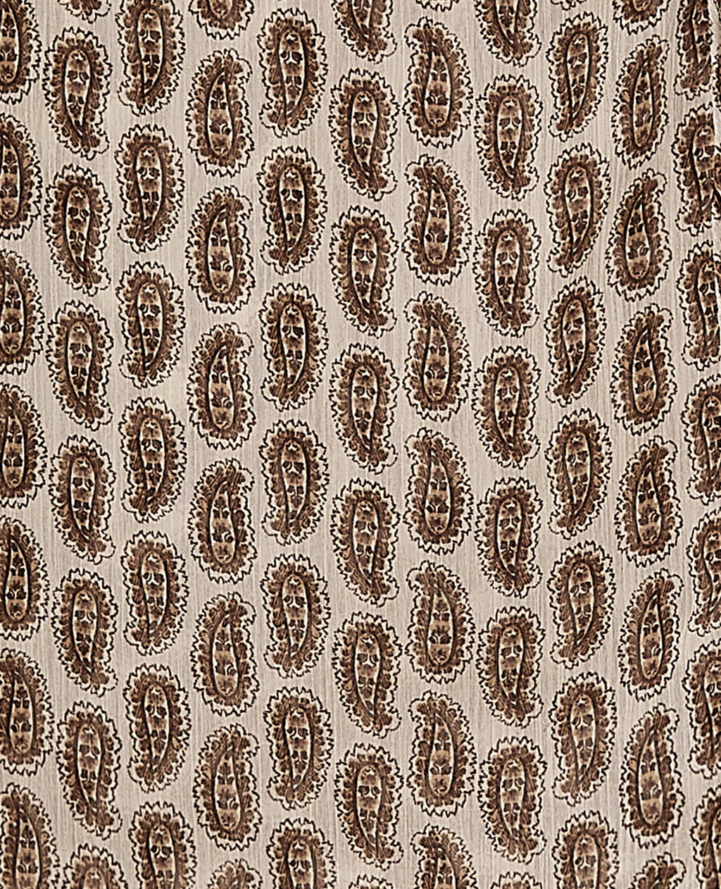 Blouse en voile avec volants motif cachemire