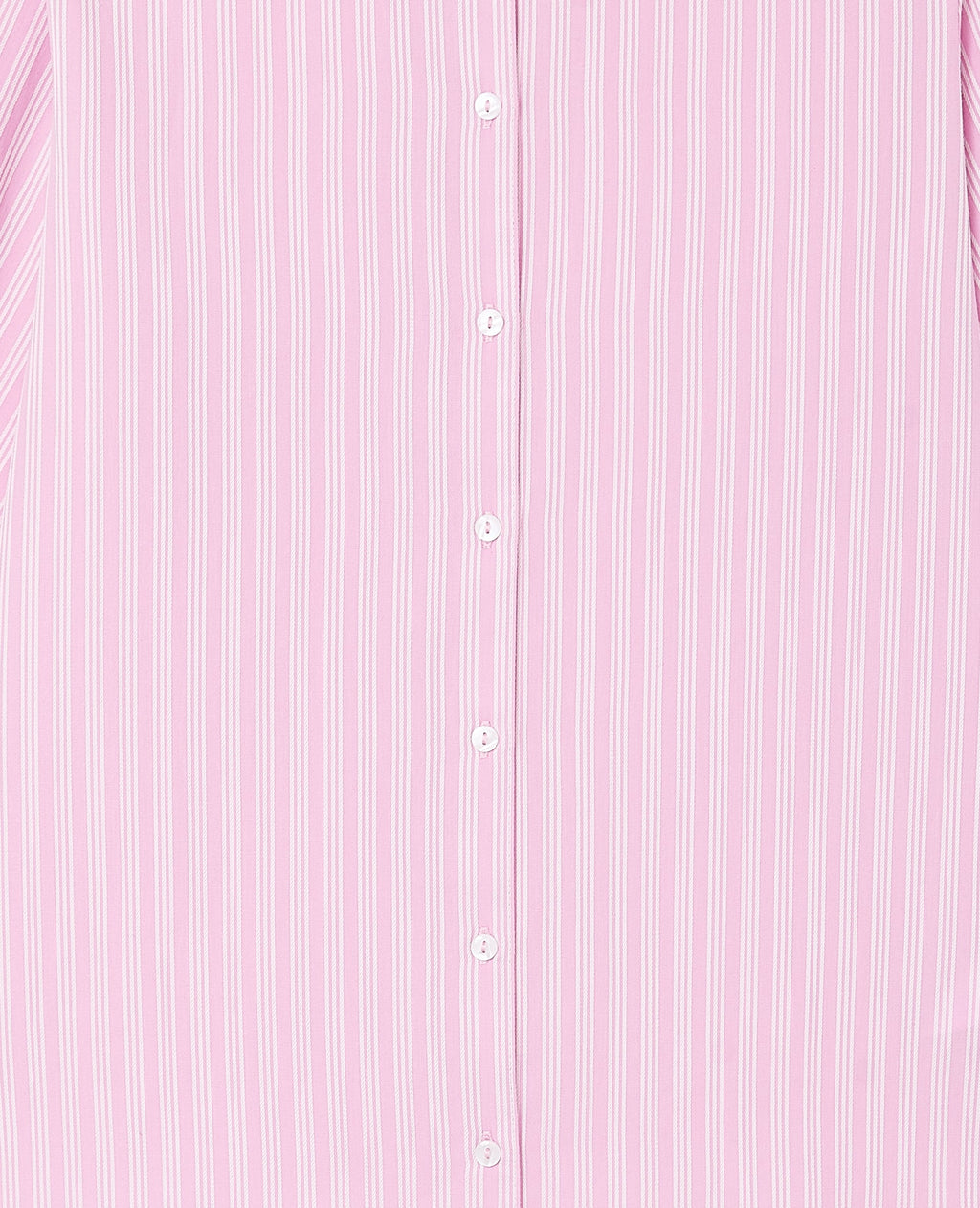 Chemise rayée avec col et manches volantés