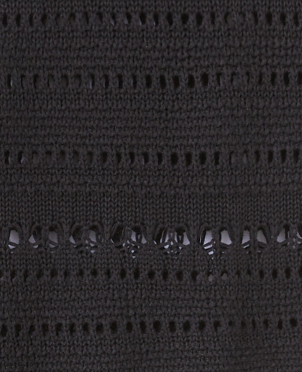 Jupe midi en maille ajourée façon crochet