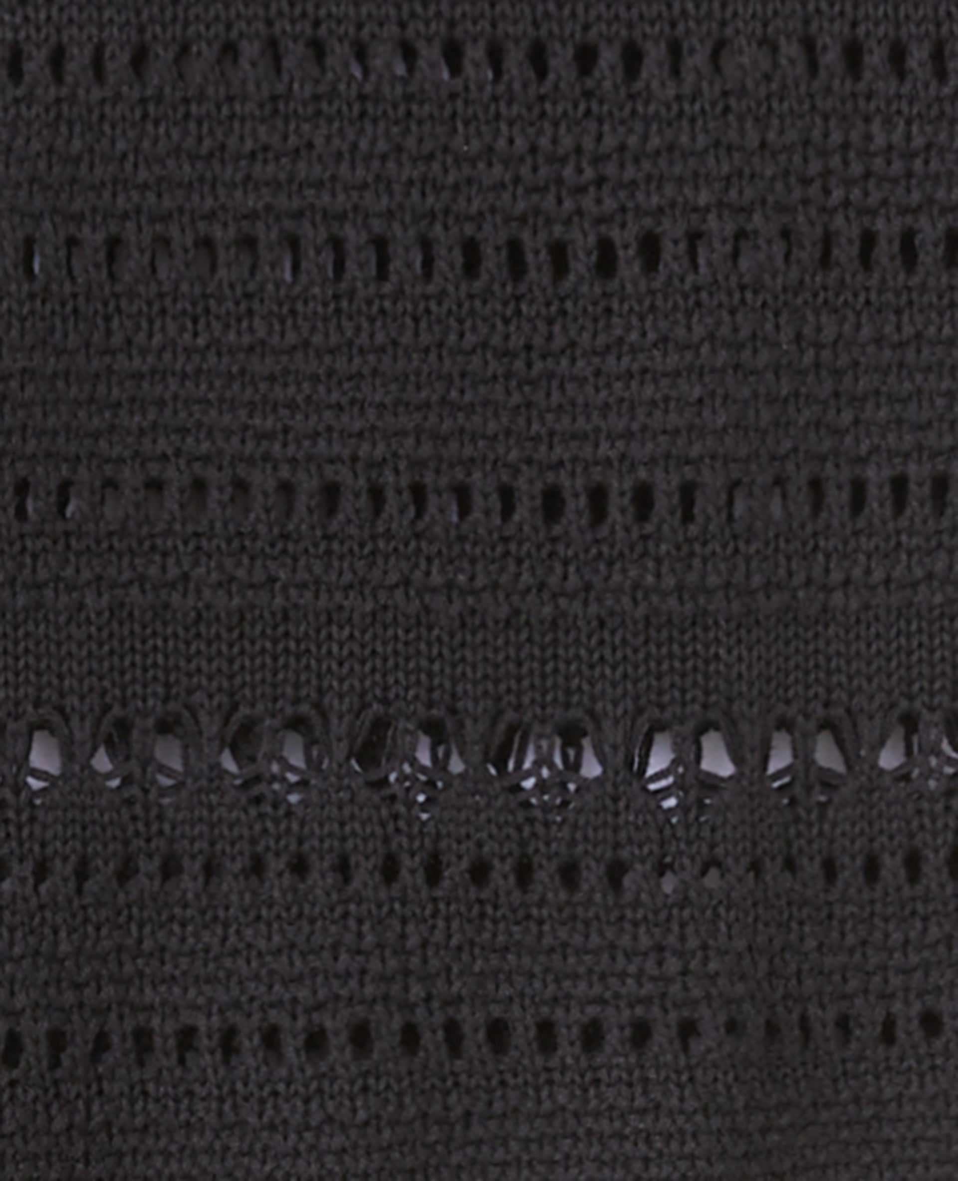 Jupe midi en maille ajourée façon crochet