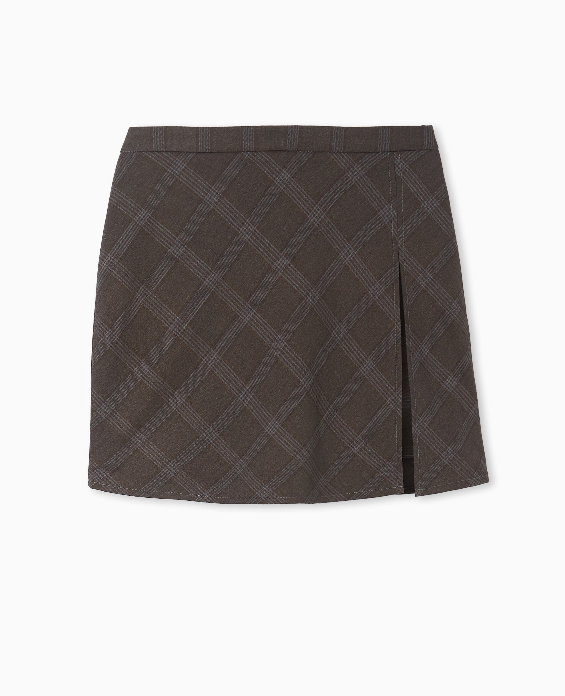 Jupe-short à carreaux