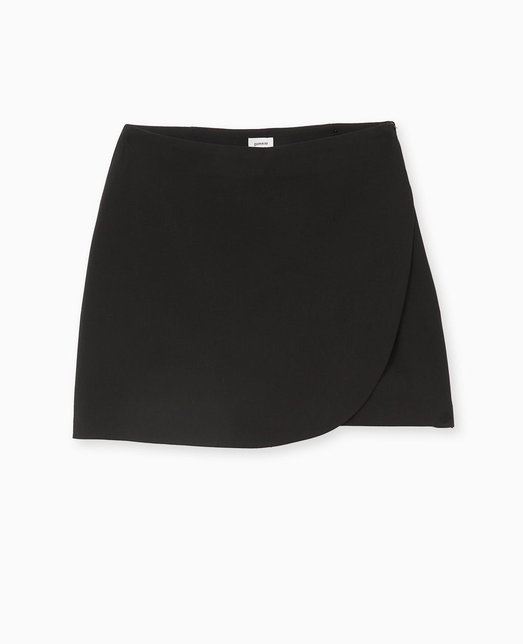 Jupe-short city avec pan arrondi