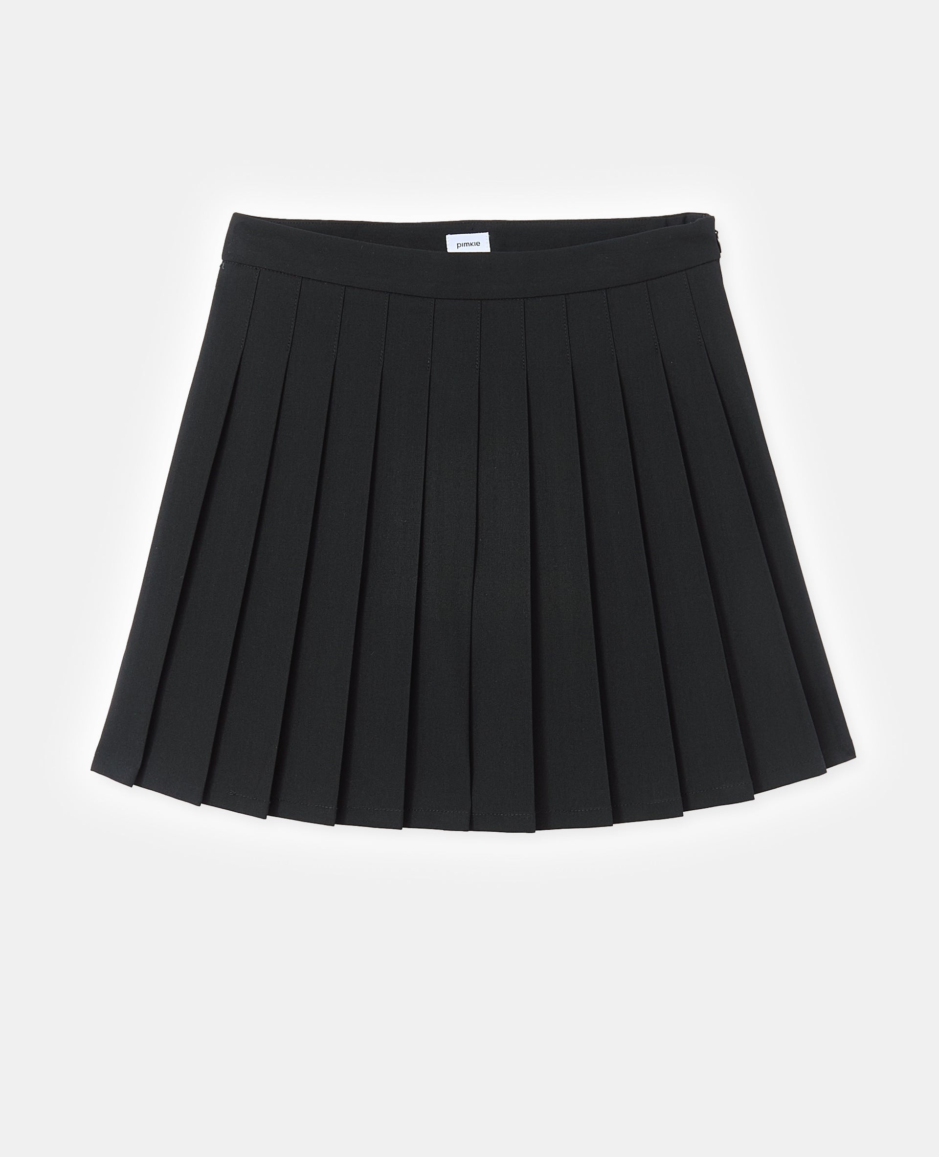 Jupe courte plissée