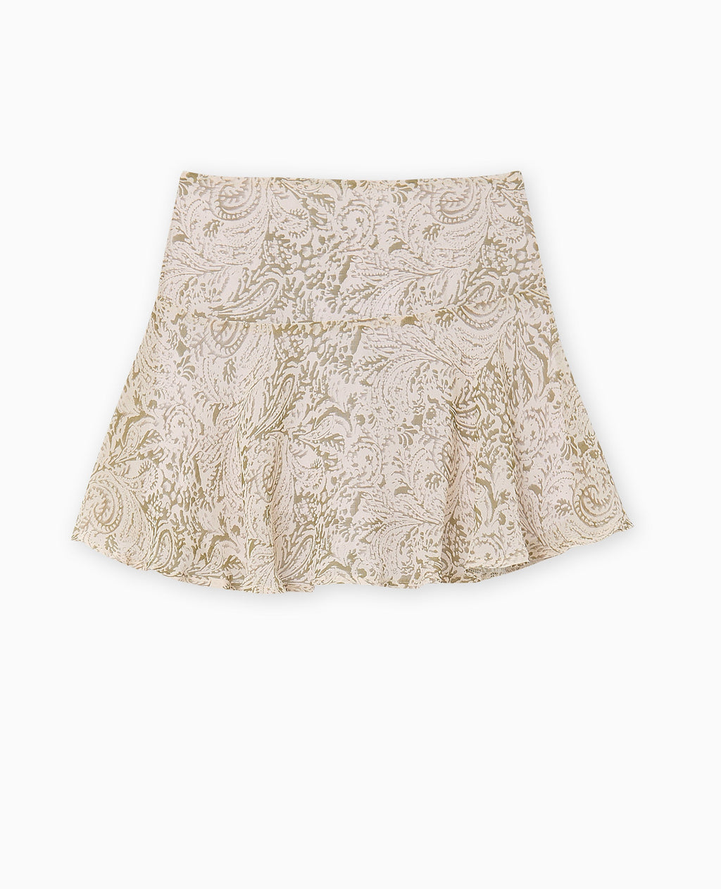 Jupe courte motif cachemire
