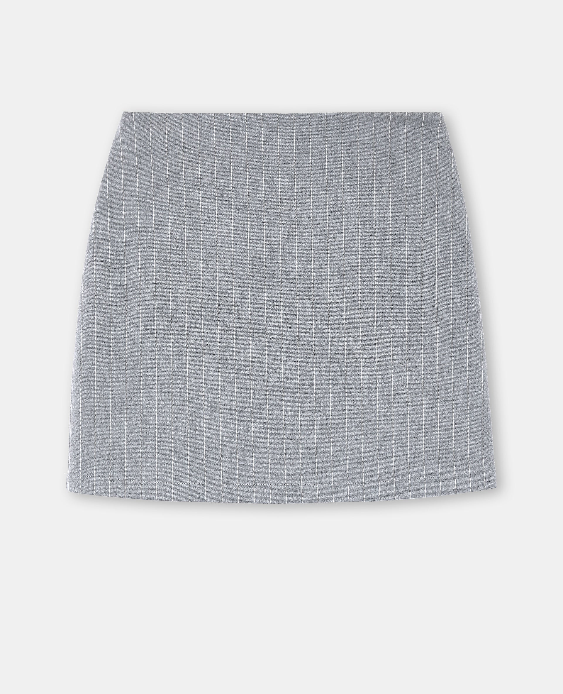 Jupe-short motif rayures banquier