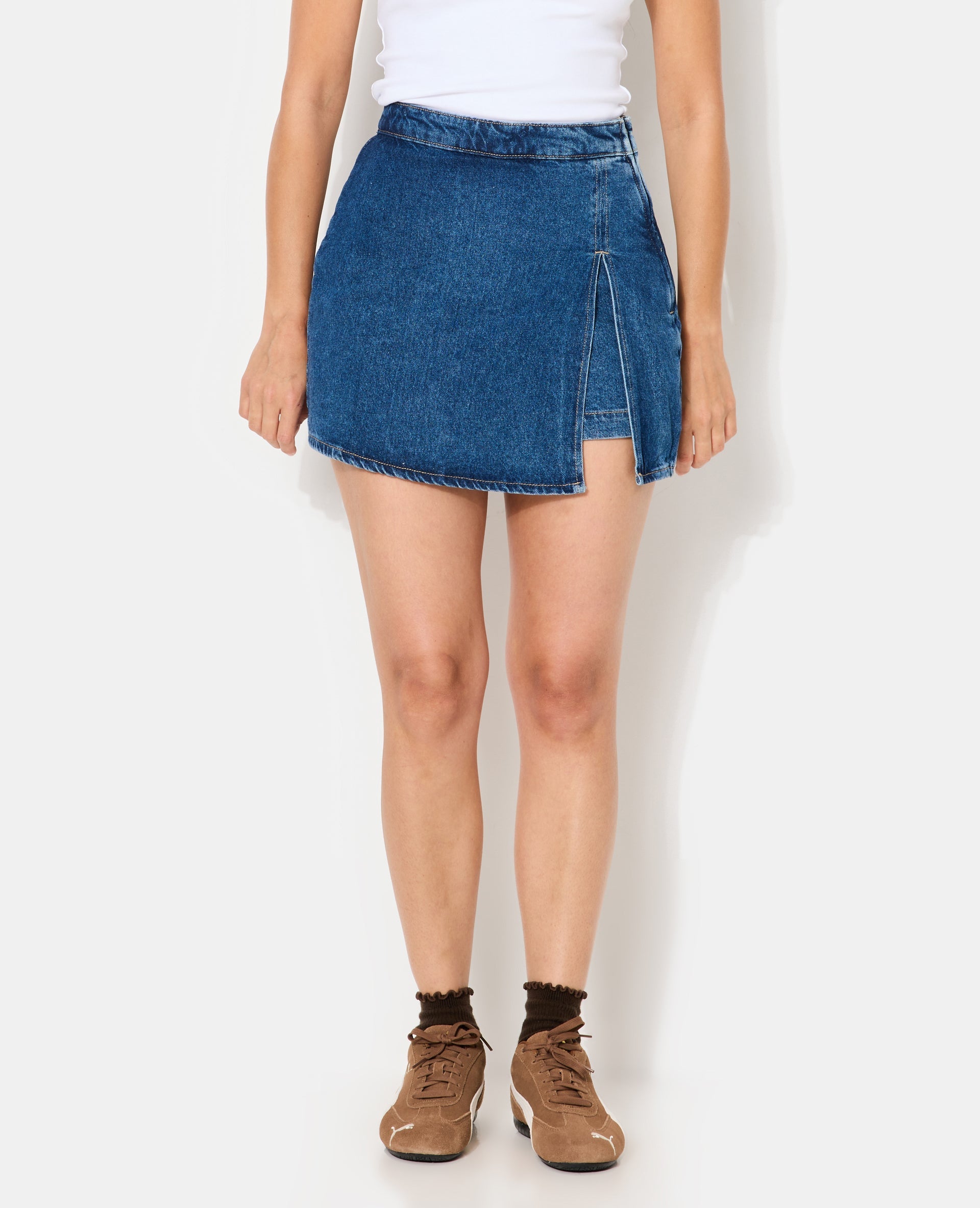 Jupe-short en jean