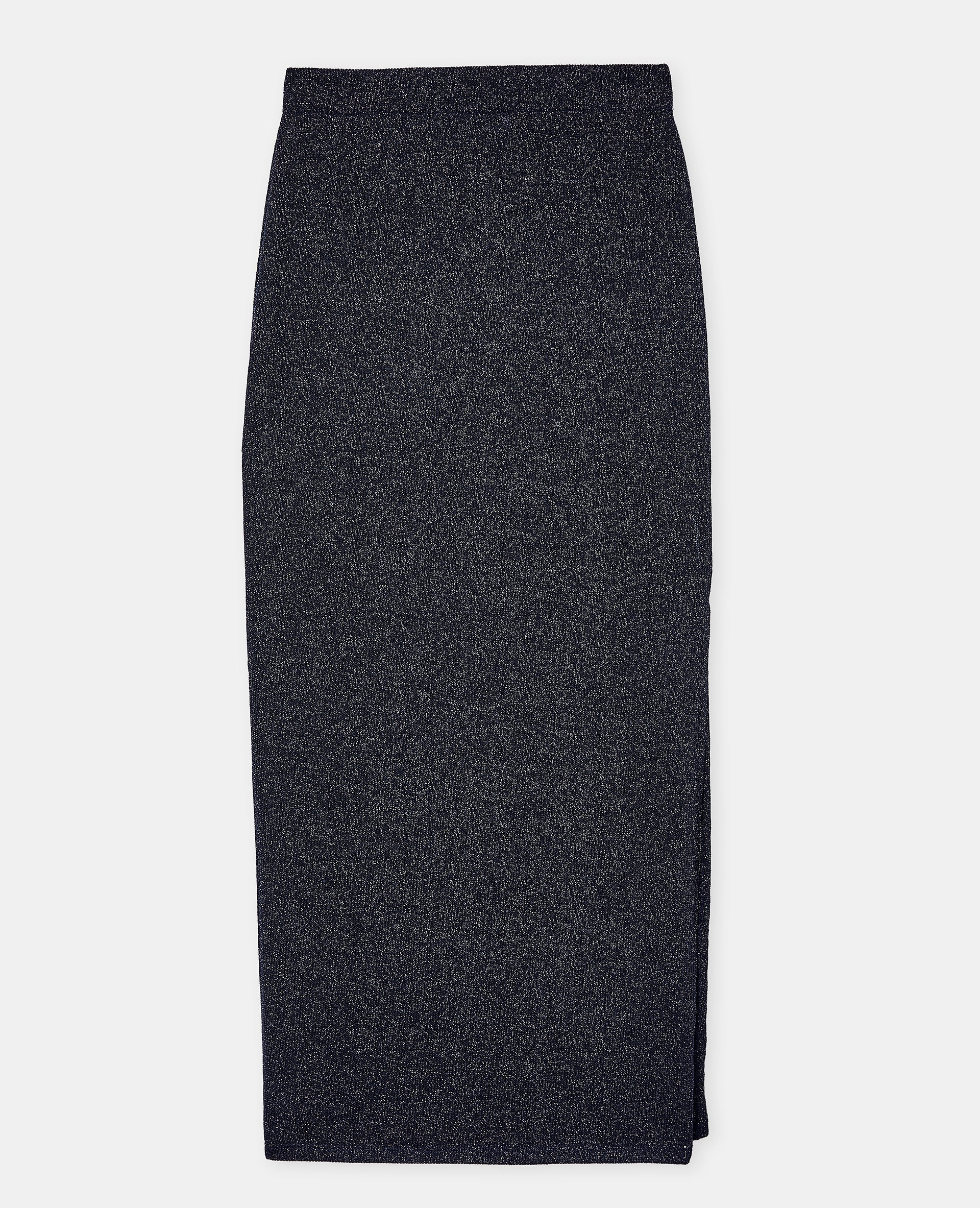 Jupe longue en maille avec fils lurex