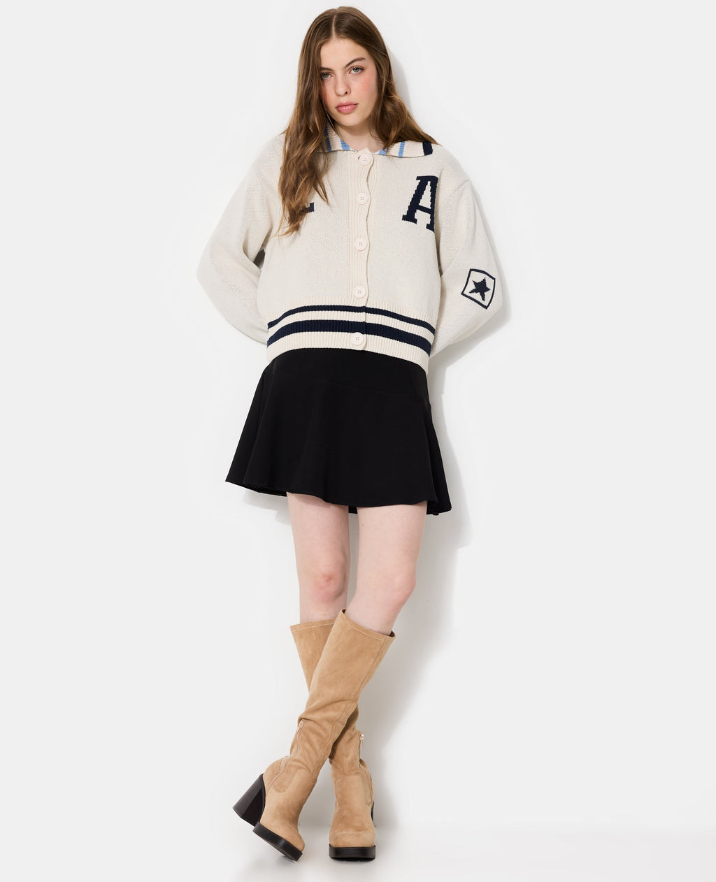 Jupe patineuse courte
