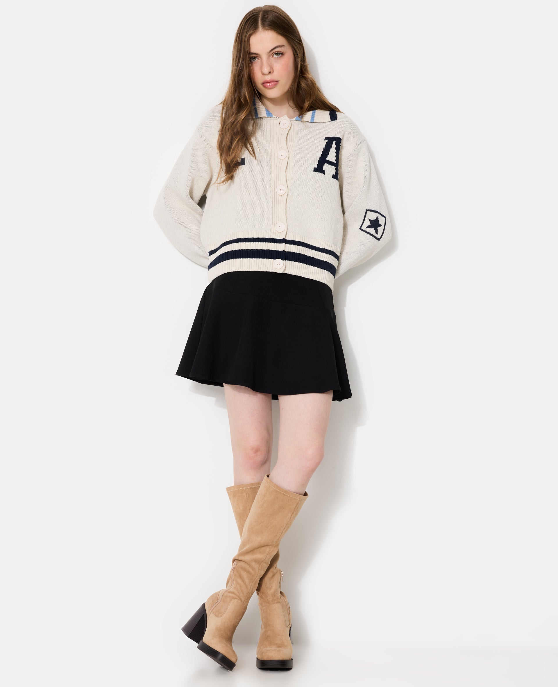 Jupe patineuse courte