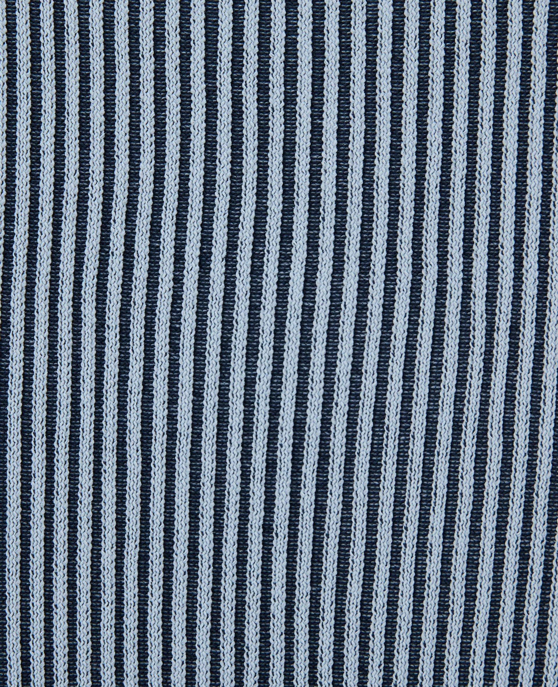 Robe longue en maille avec effet rayé