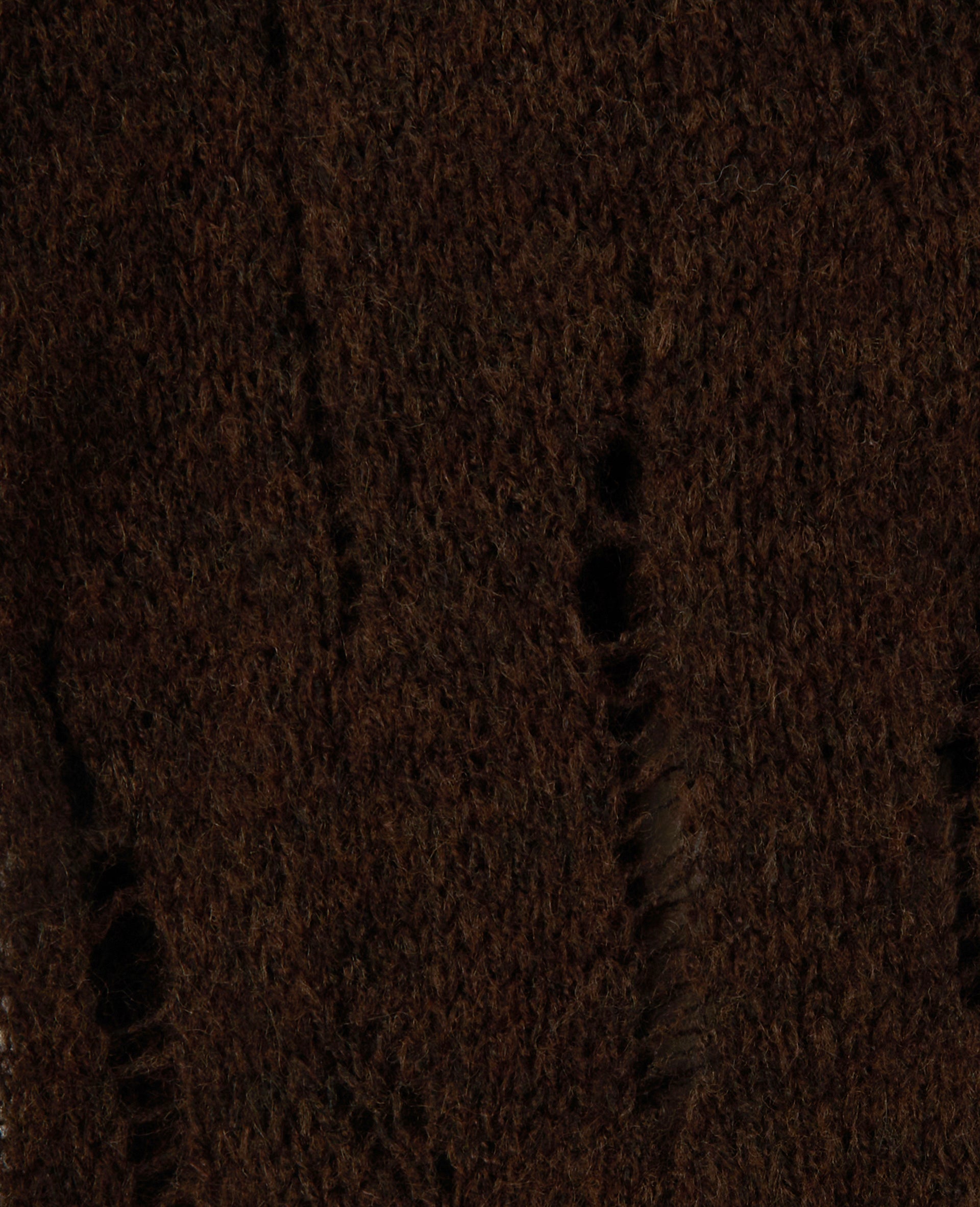 Robe longue en maille ajourée