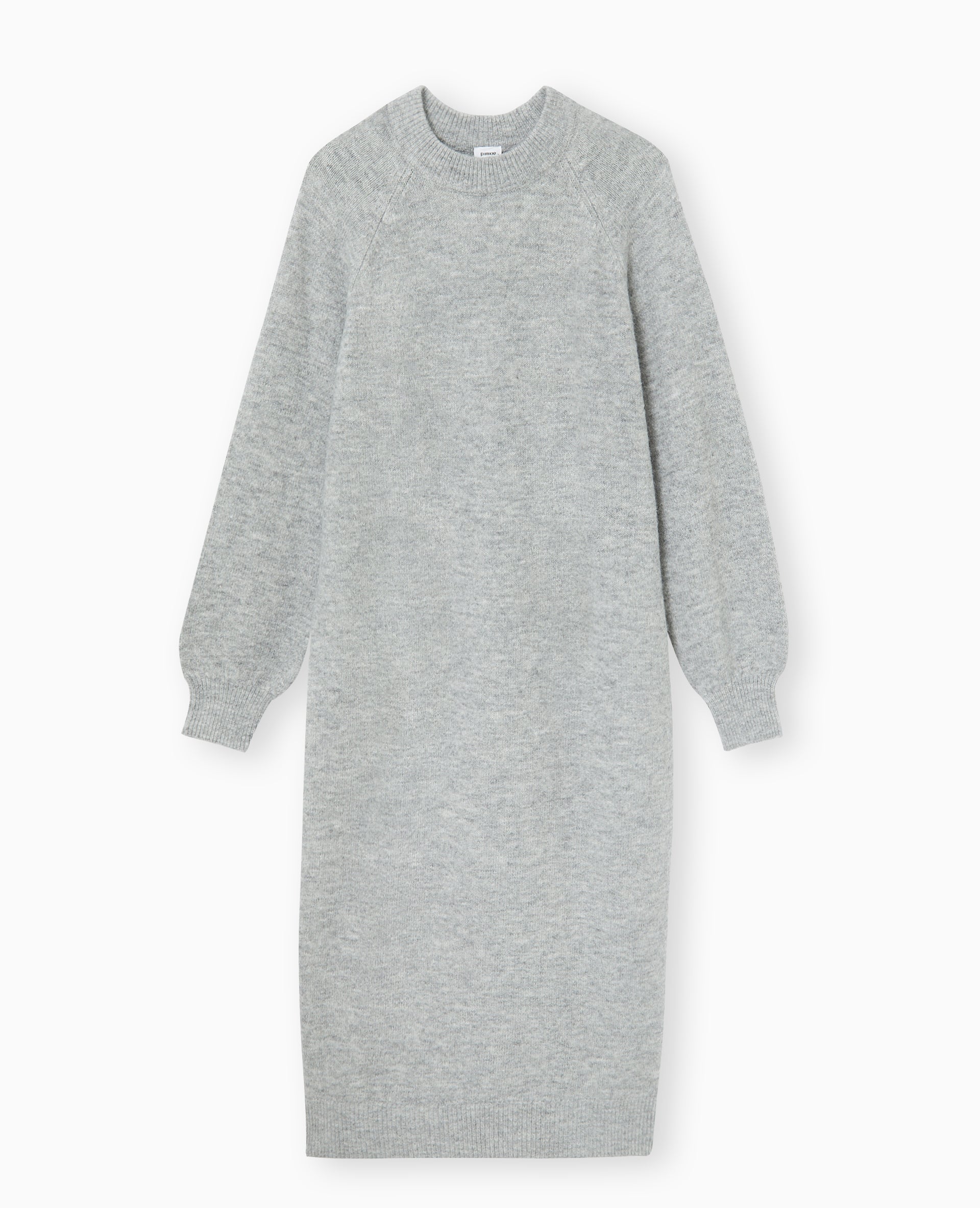 Robe longue en maille tricot