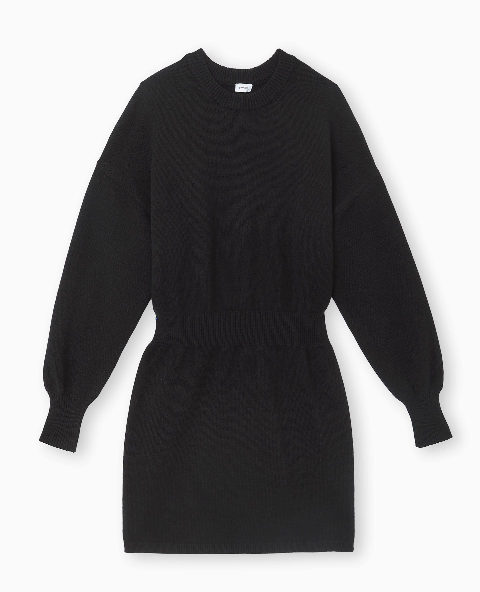 Robe en maille avec taille marquée