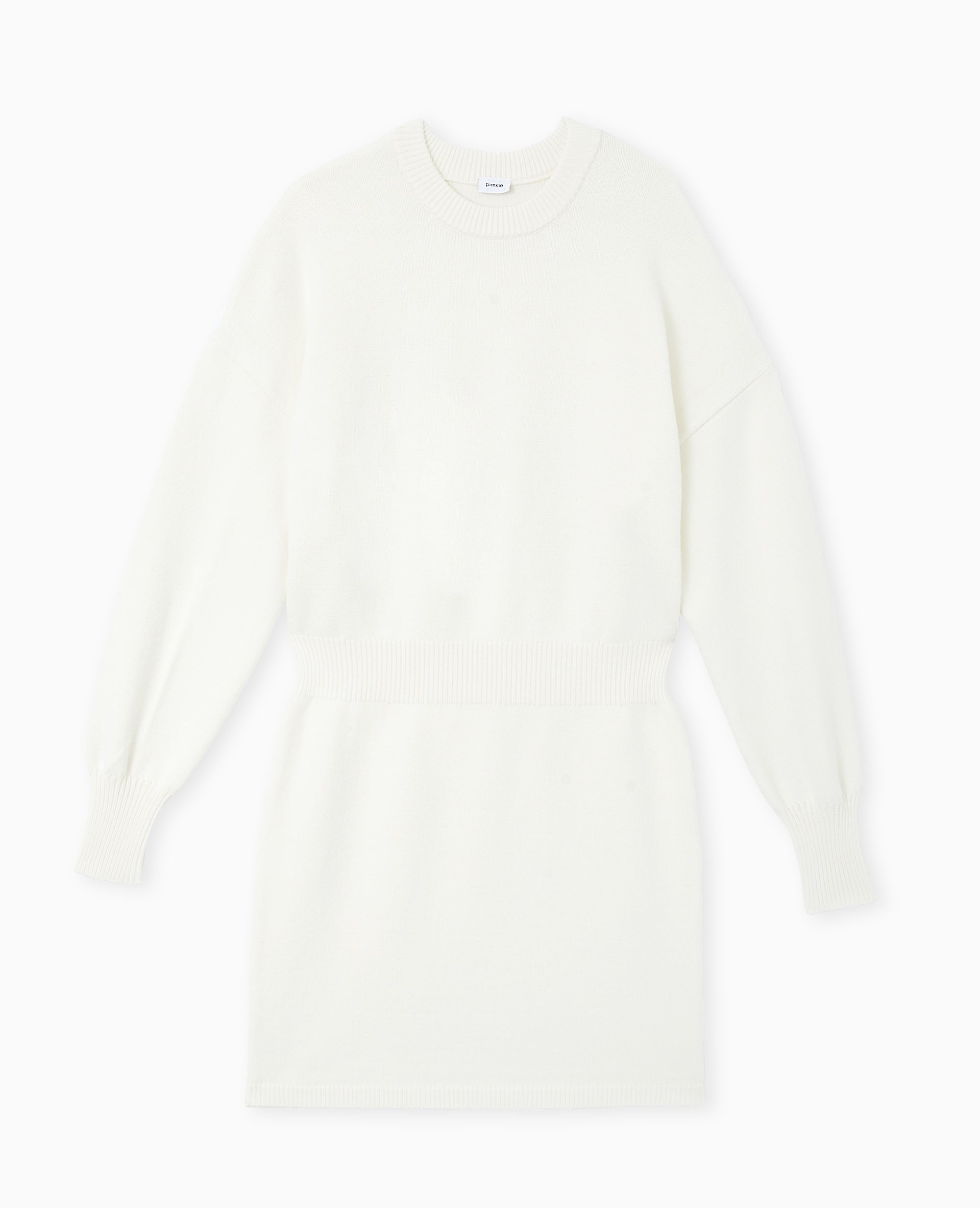 Robe en maille avec taille marquée