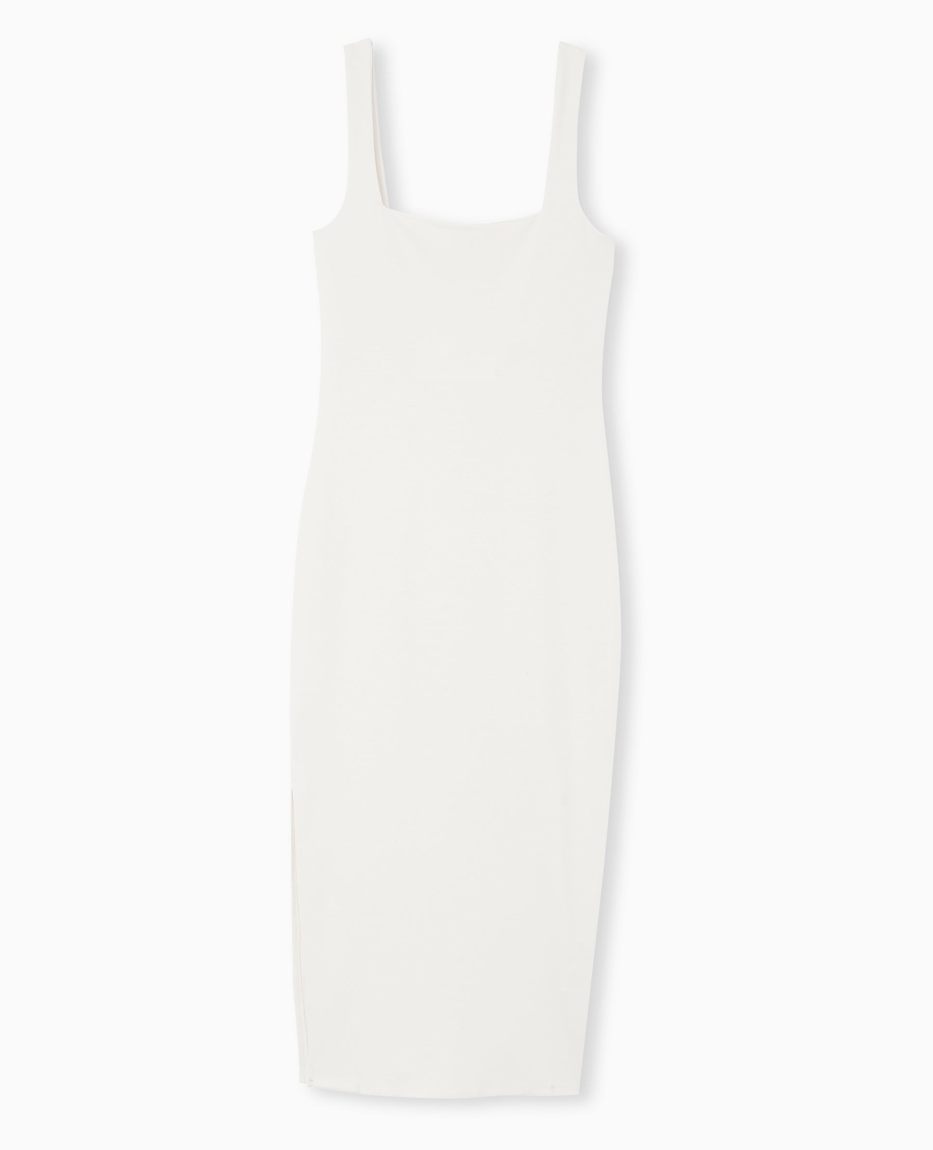 Robe longue et moulante en maille