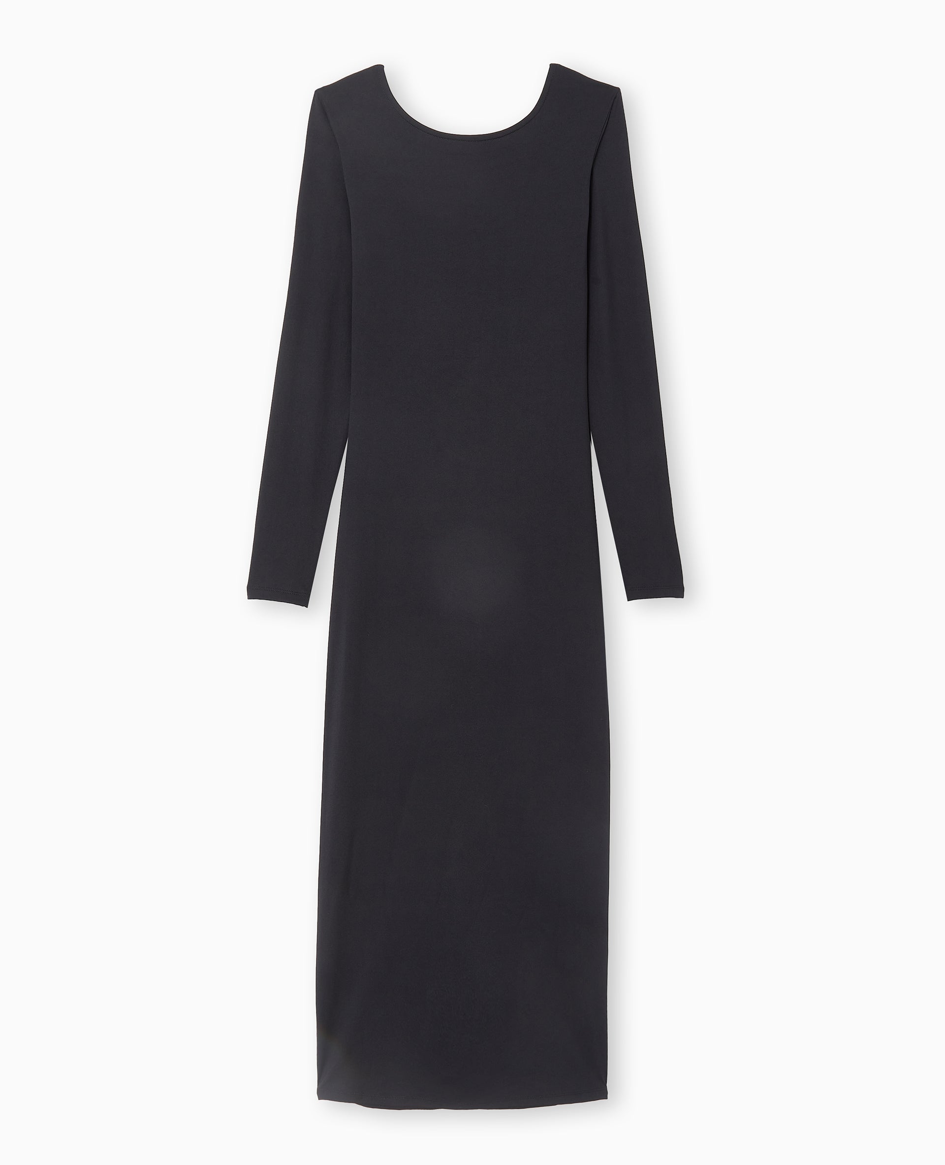 Robe longue en maille stretch dos ouvert