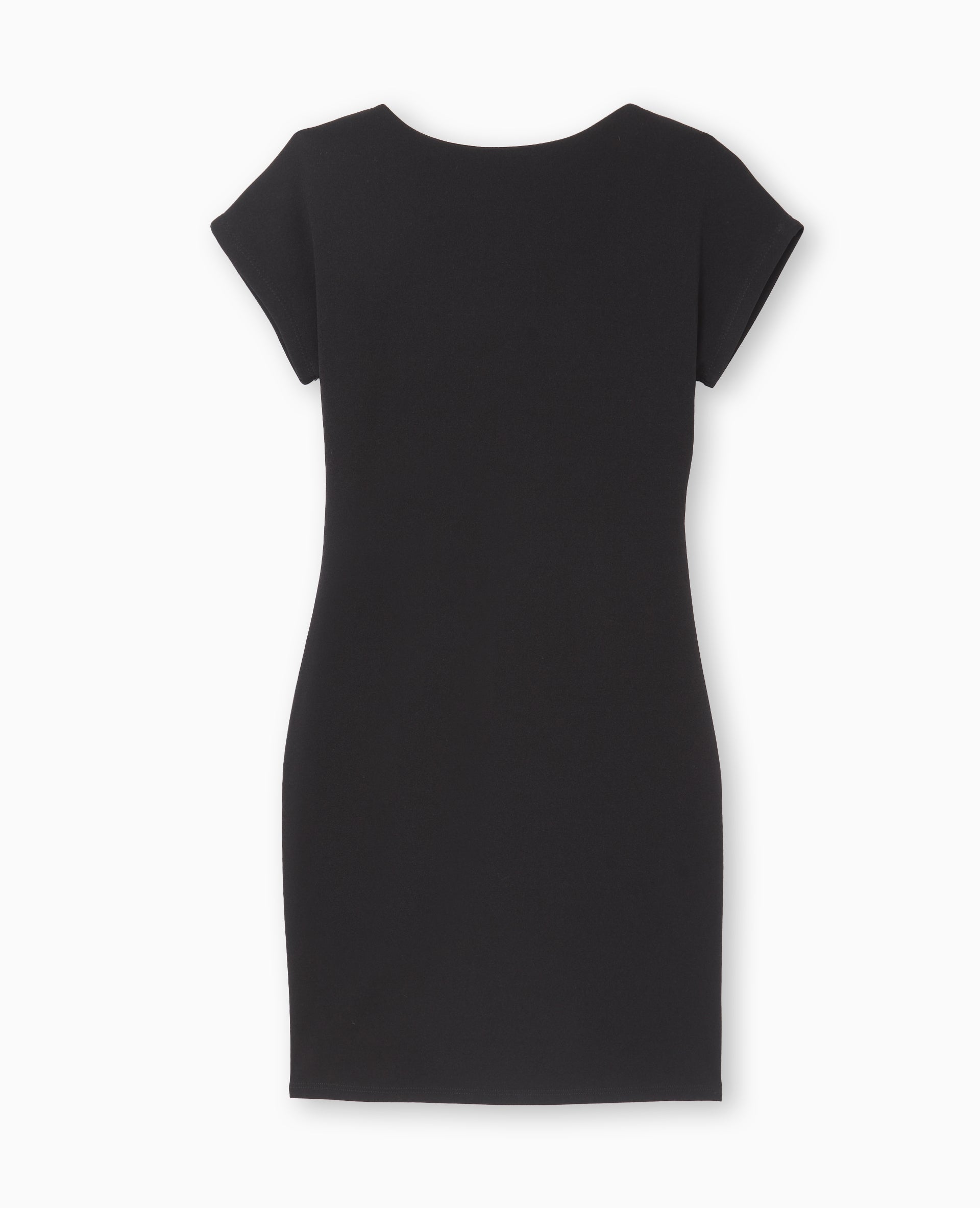 Robe courte dos encolure carrée