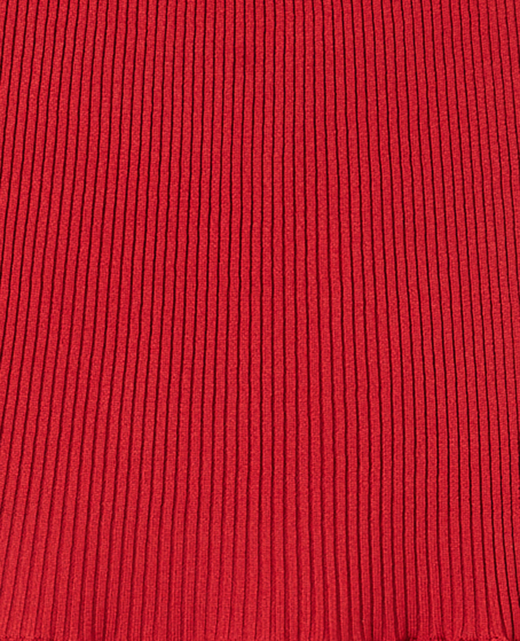 Robe courte patineuse en maille côtelée