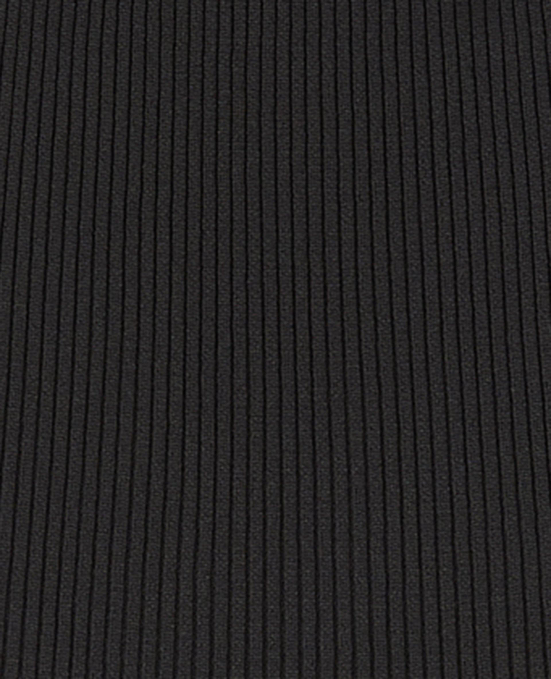 Robe courte patineuse en maille côtelée