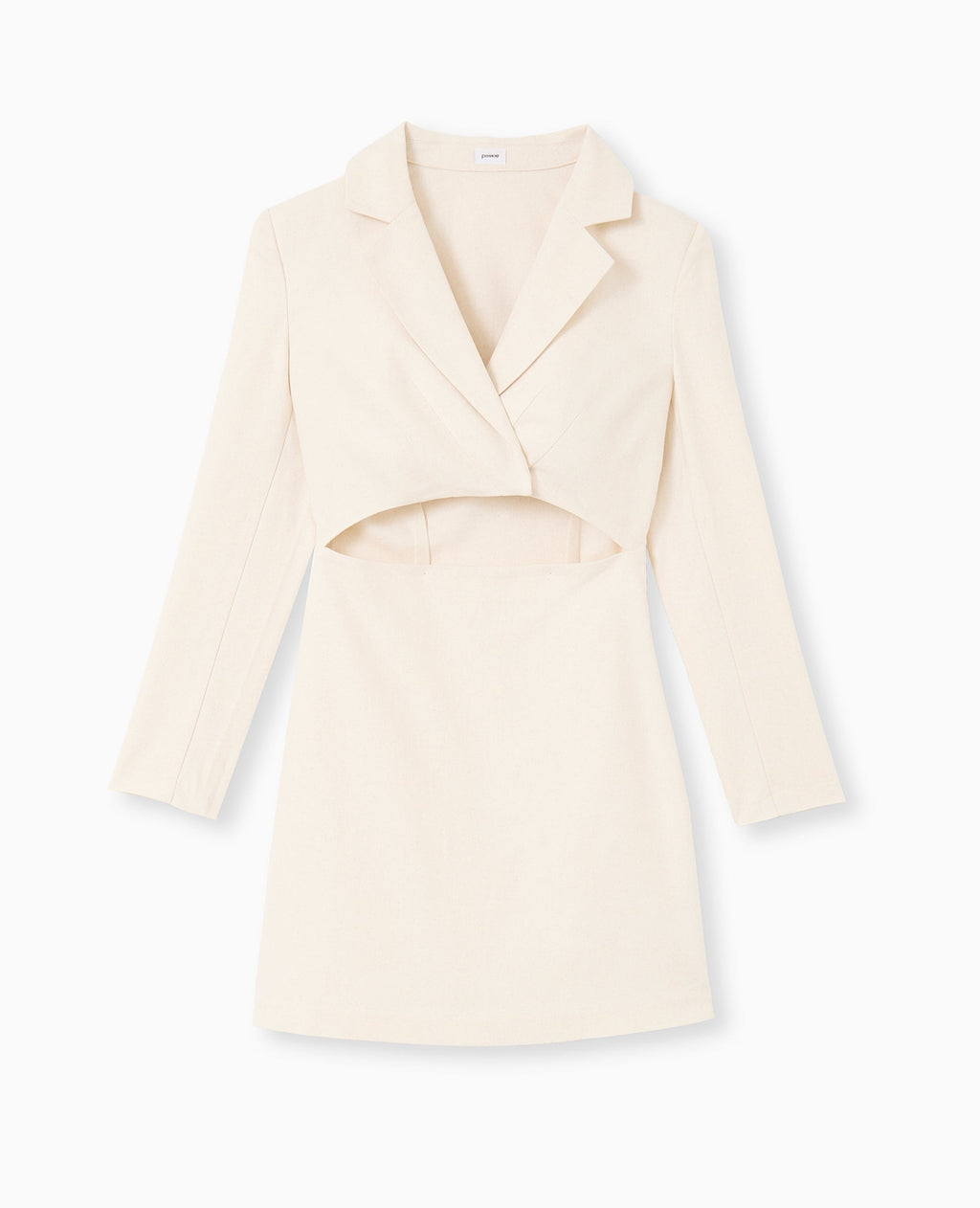 Robe blazer avec ouverture taille
