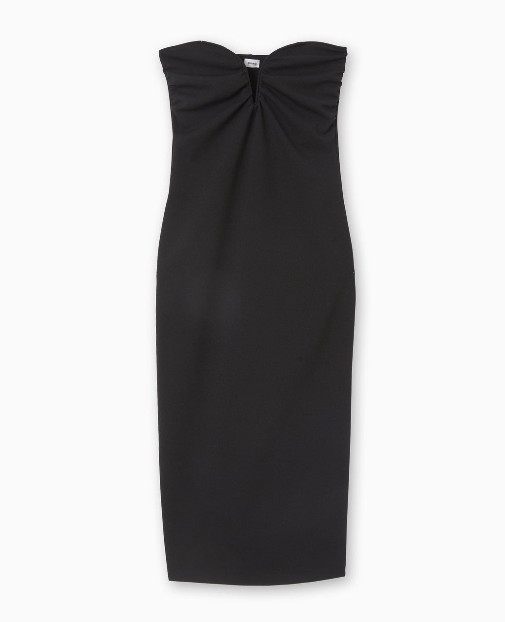 Robe longue bustier avec encolure cœur